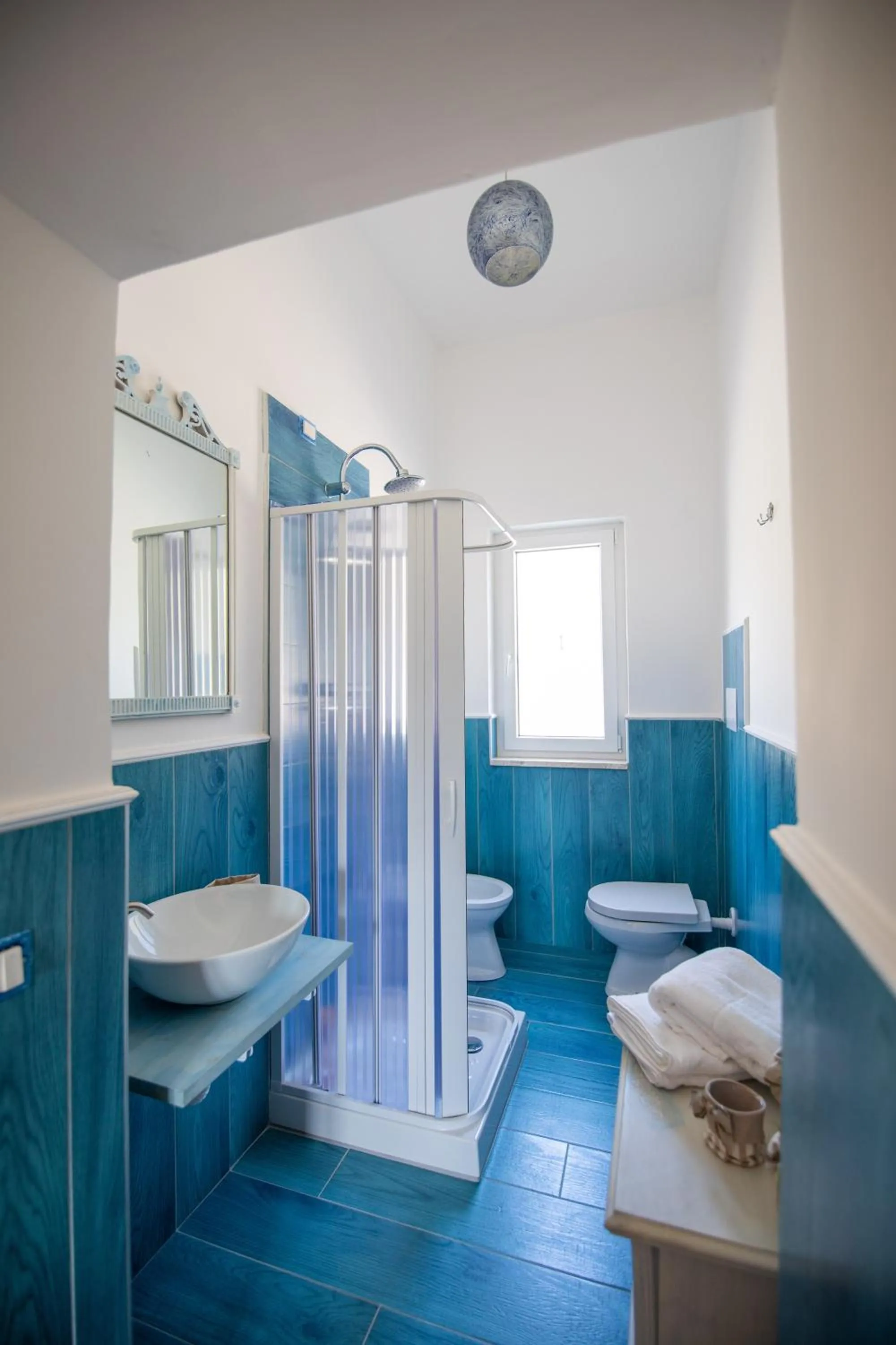 Shower in Il Panorama Housing Cilento