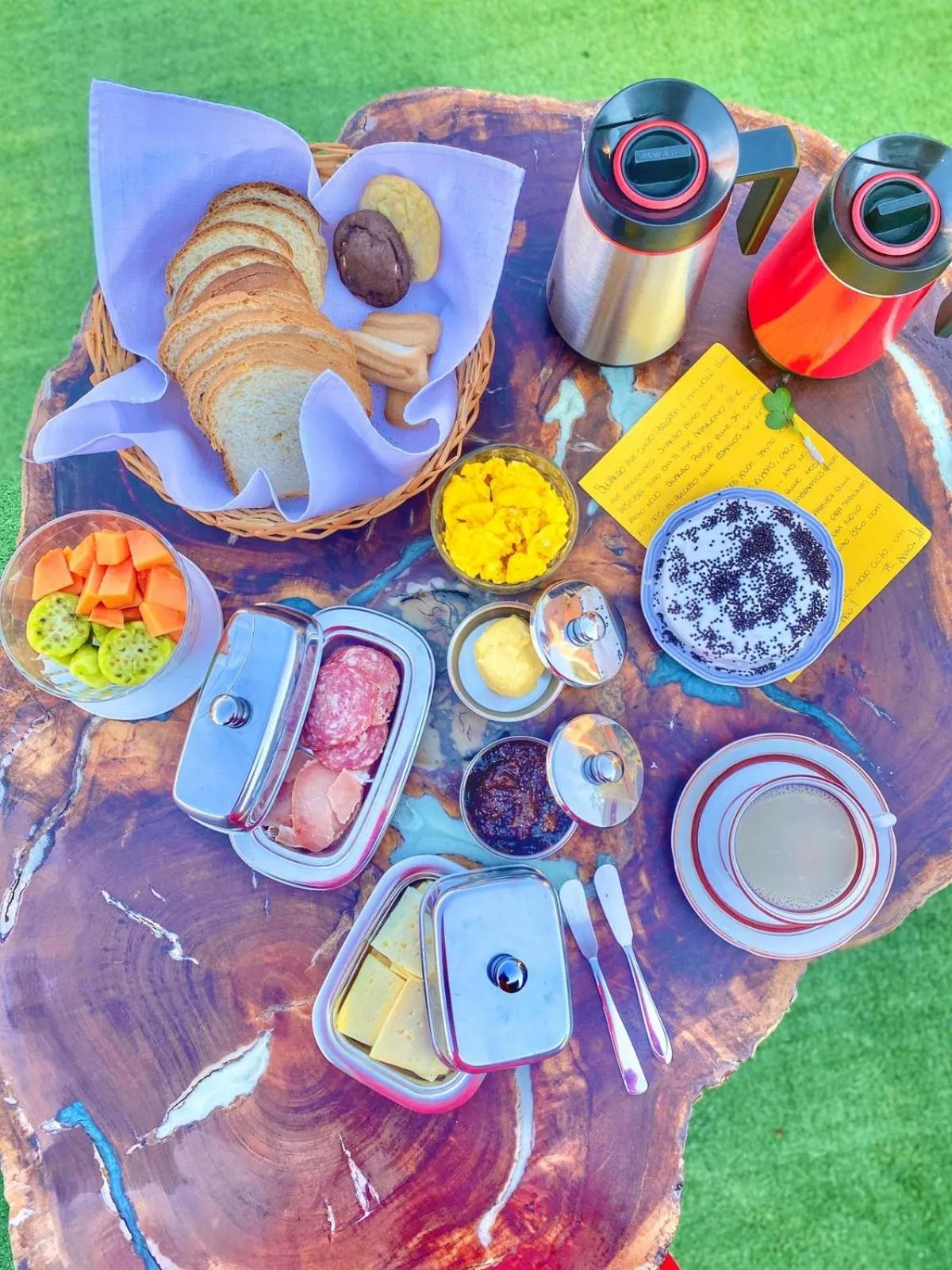 Breakfast in Pousada Botte di Vino