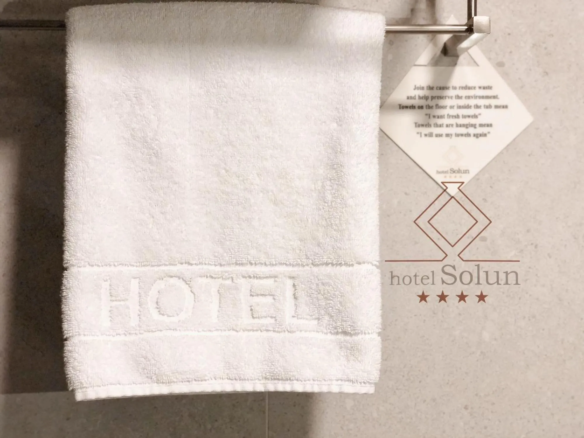 Logo/Certificate/Sign in Hotel Solun