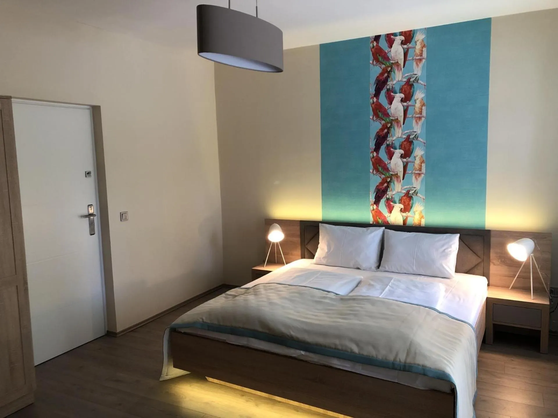 Bed in Napsugár Club és Panzió