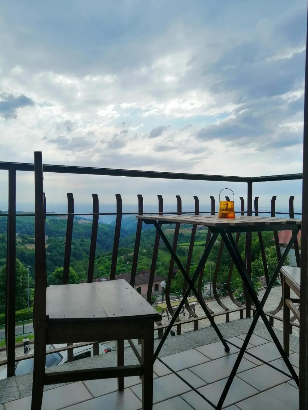Balcony/Terrace in Villa Belvedere Langhe