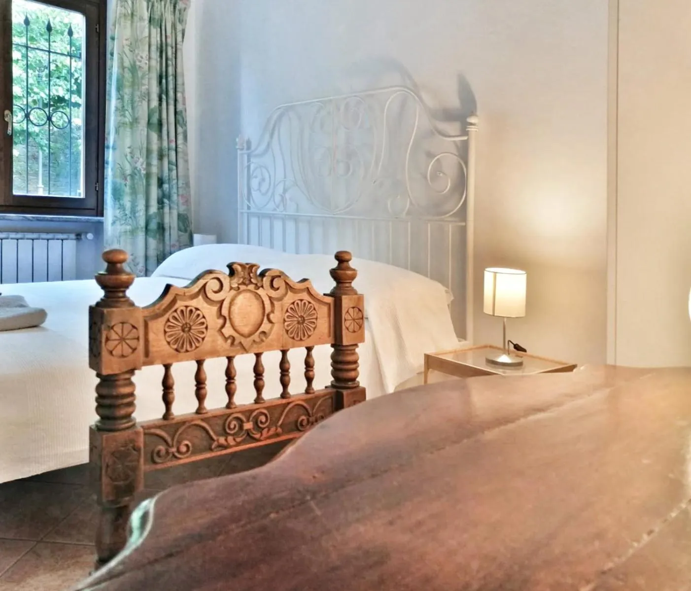 Bed in Villa Belvedere Langhe