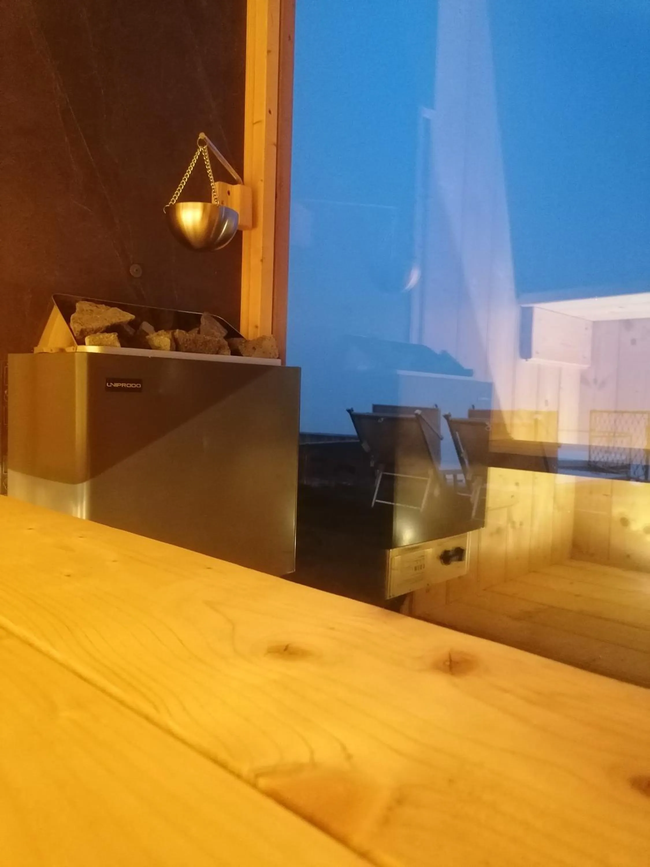 Sauna in Villa Belvedere Langhe