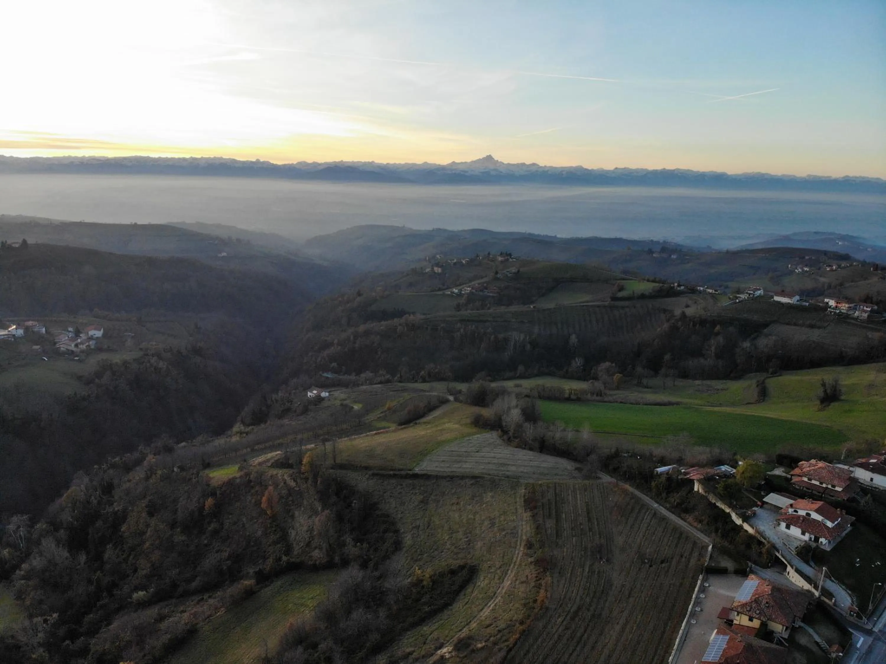 Natural landscape in Villa Belvedere Langhe