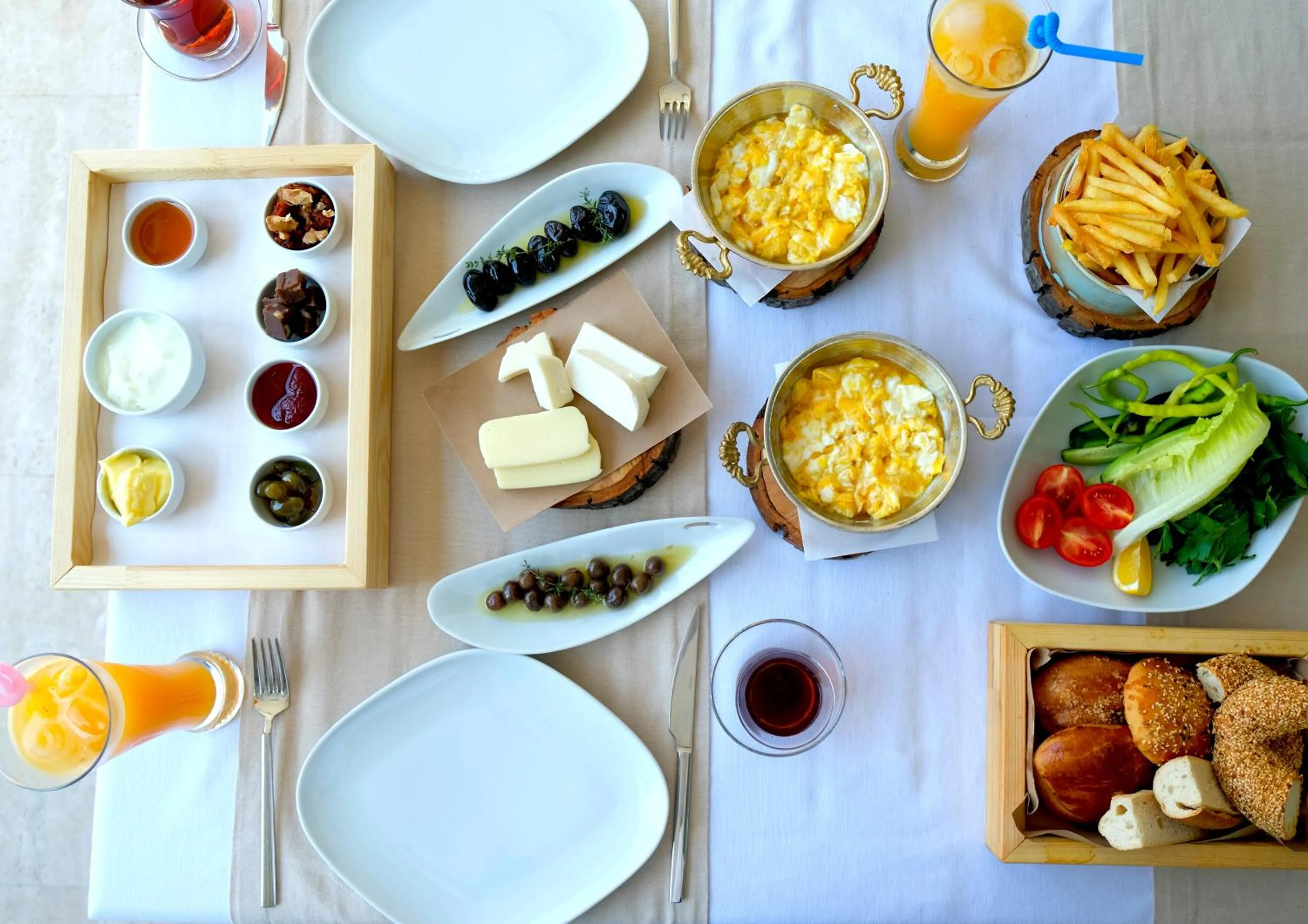 Breakfast in Egehan Butik Hotel Dalyan