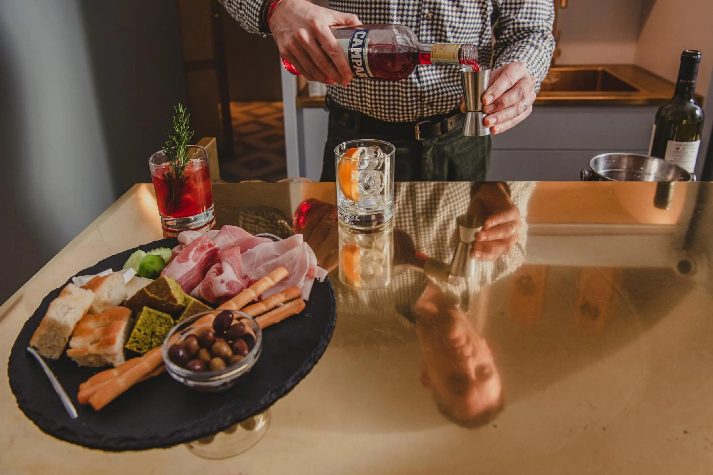 Lounge or bar in Boutique Hotel de la Ville