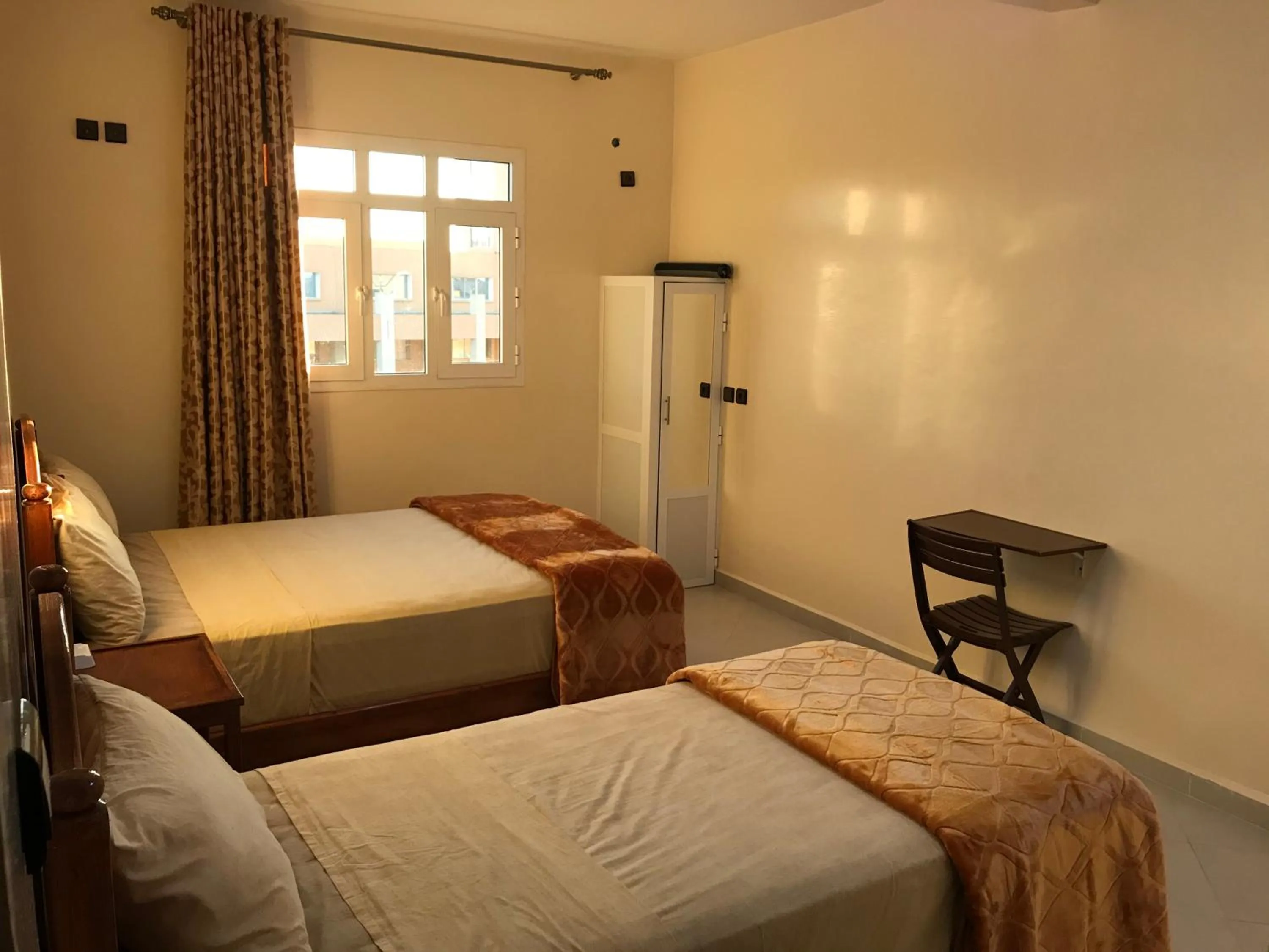 Bed in Hôtel Afoulki Tiznit