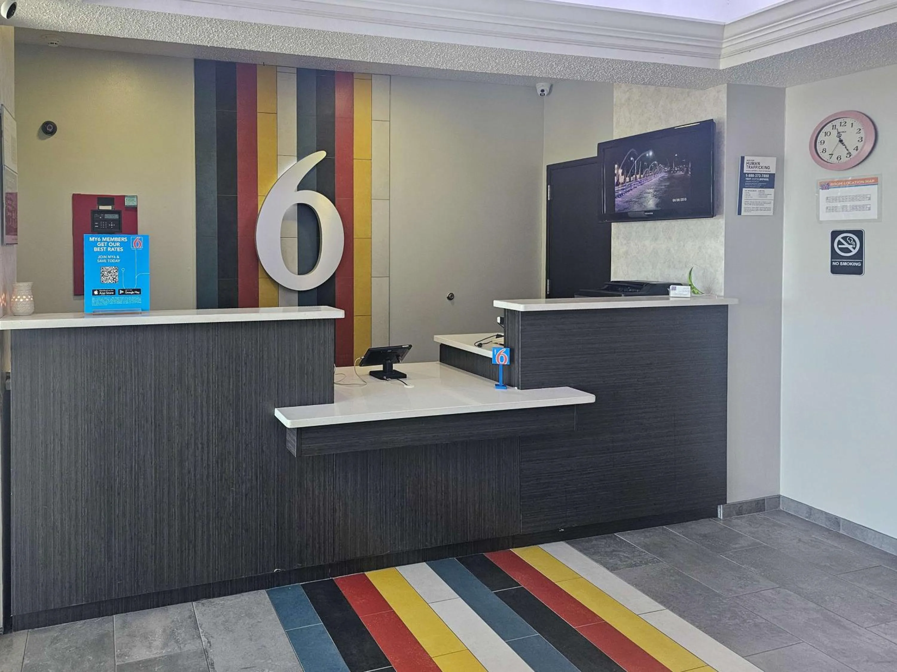 Lobby or reception in Motel 6 Sinton TX