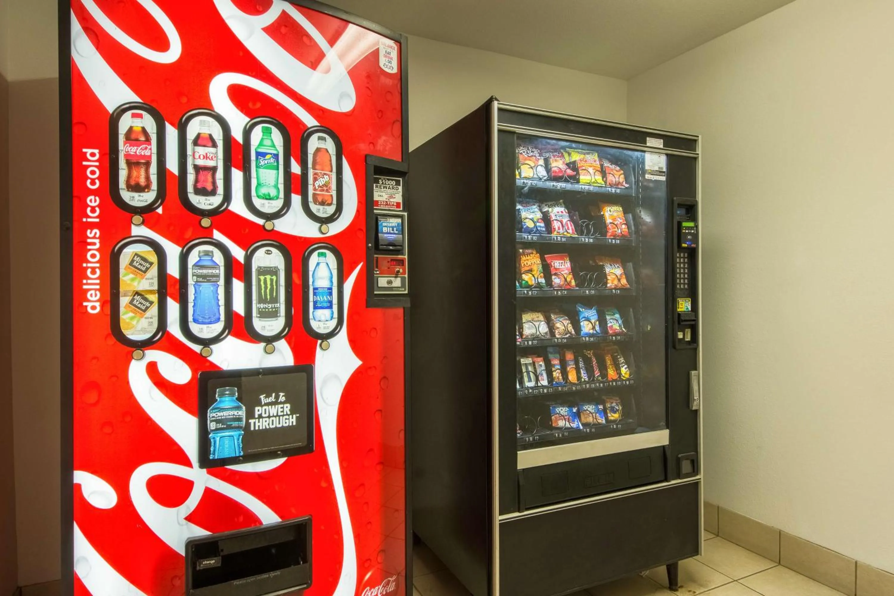 vending machine in Motel 6 Crowley, LA