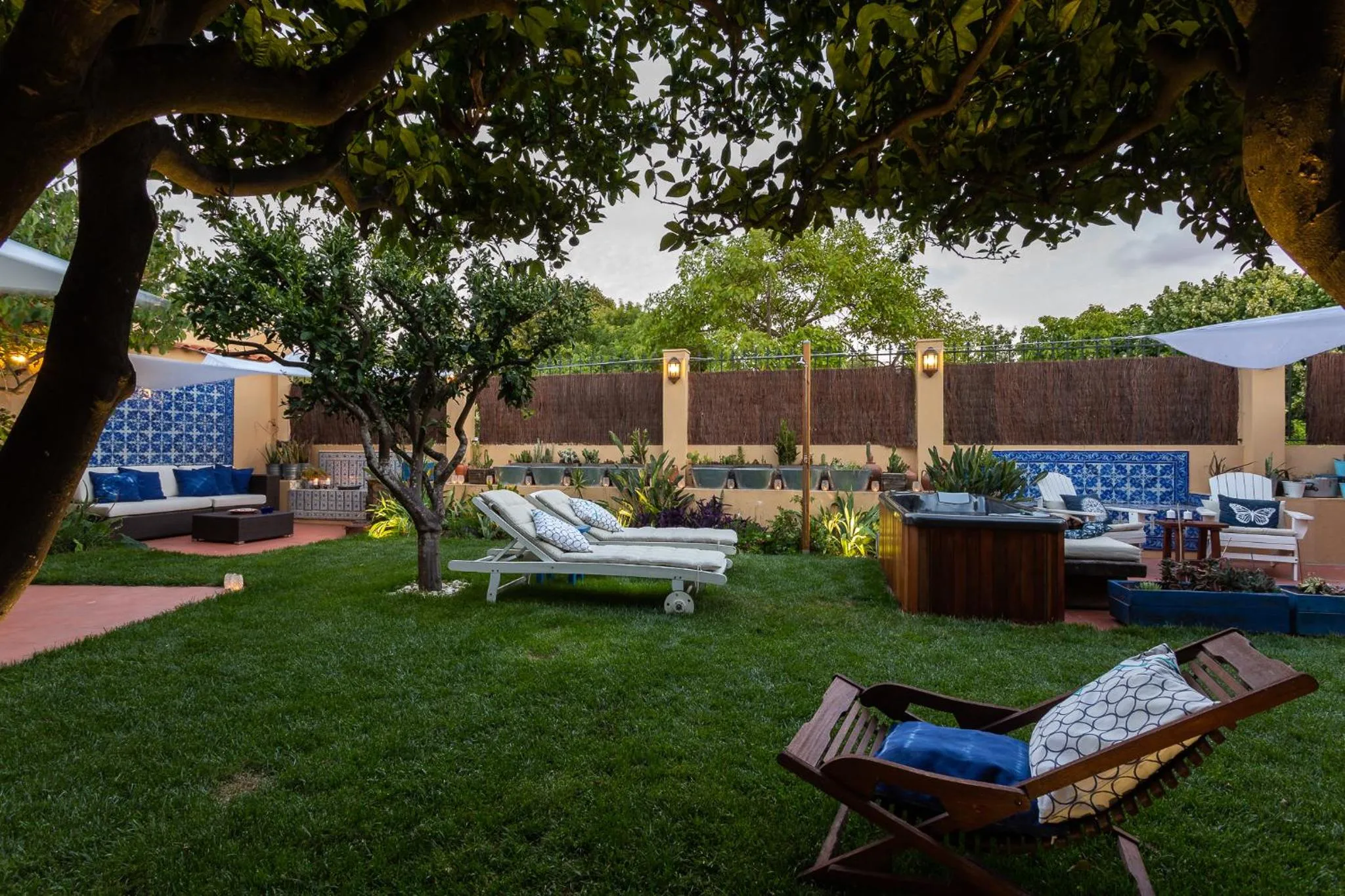 Garden in Geronimo Guest House Belém