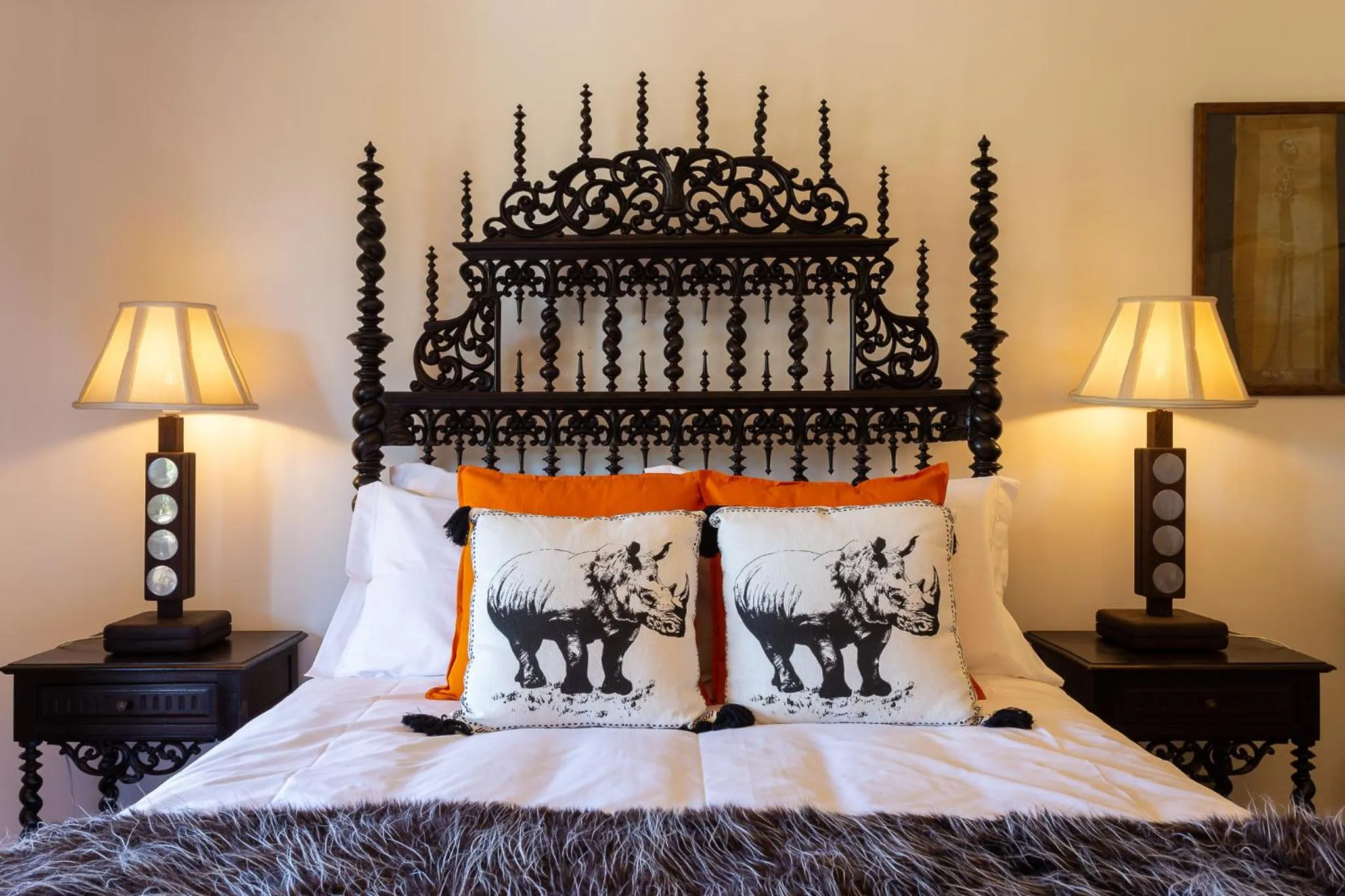 Bed in Geronimo Guest House Belém