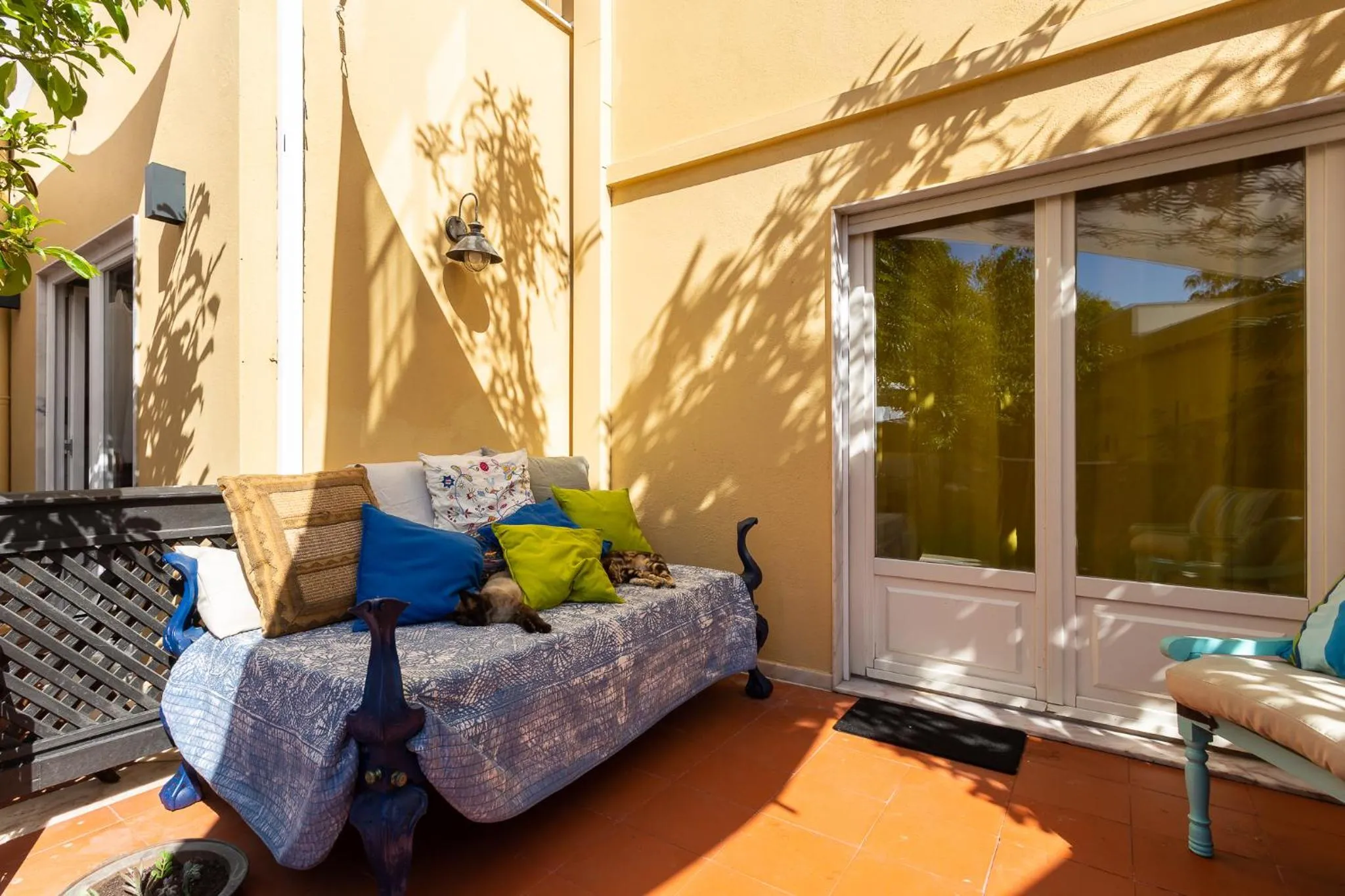 Patio in Geronimo Guest House Belém