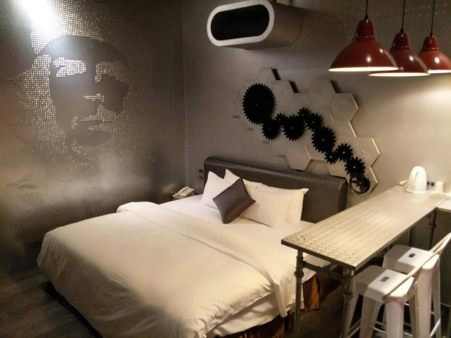 Bed in Hotel Shumei Chiayi
