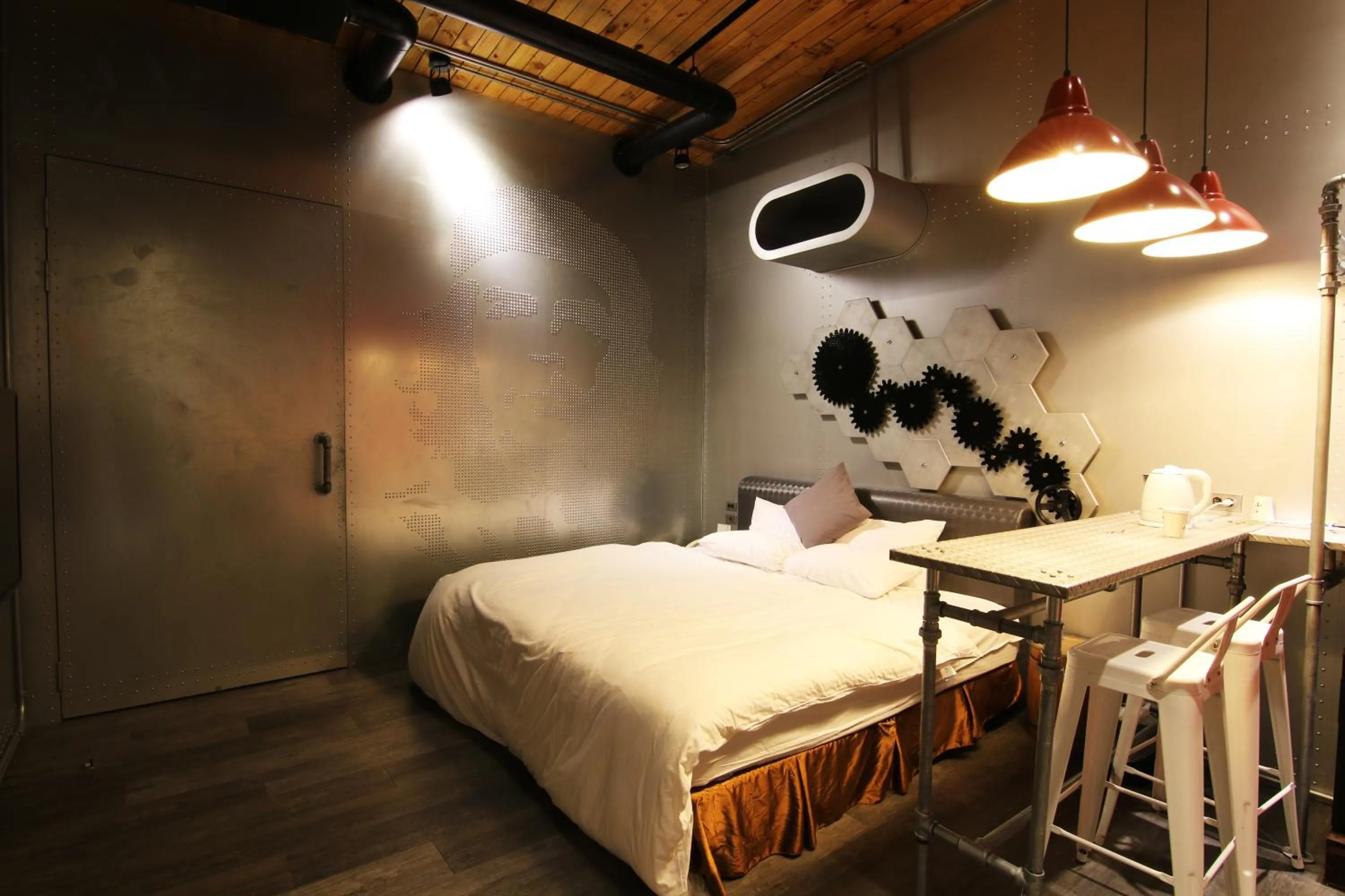 Bed in Hotel Shumei Chiayi