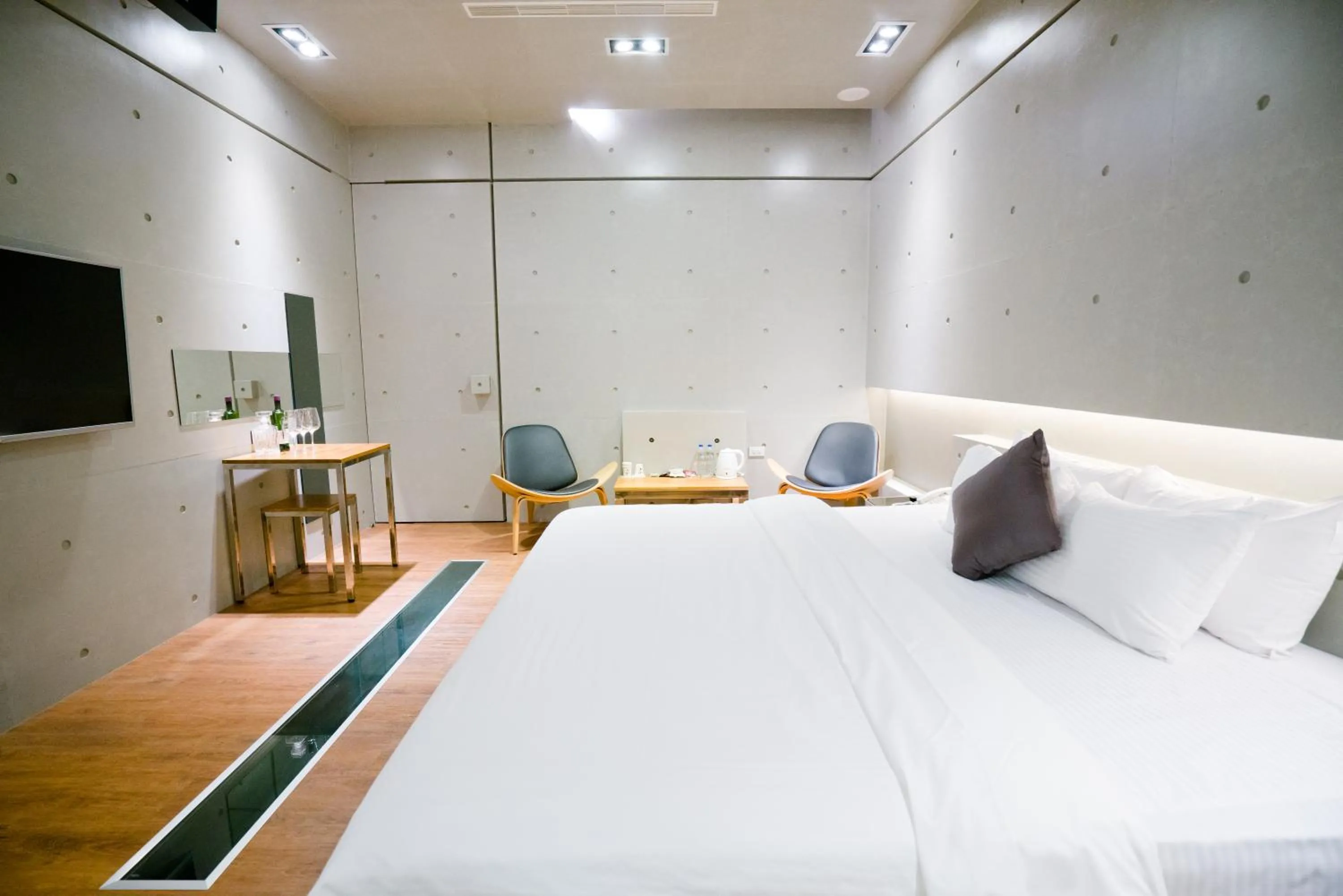 Bed in Hotel Shumei Chiayi