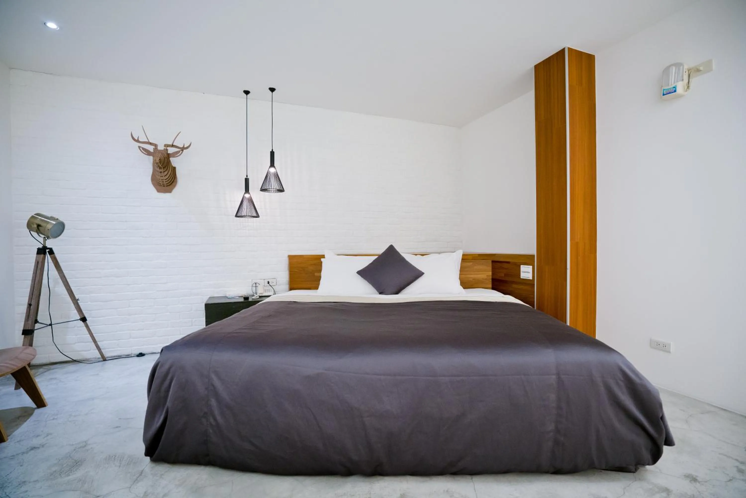 Bed in Hotel Shumei Chiayi