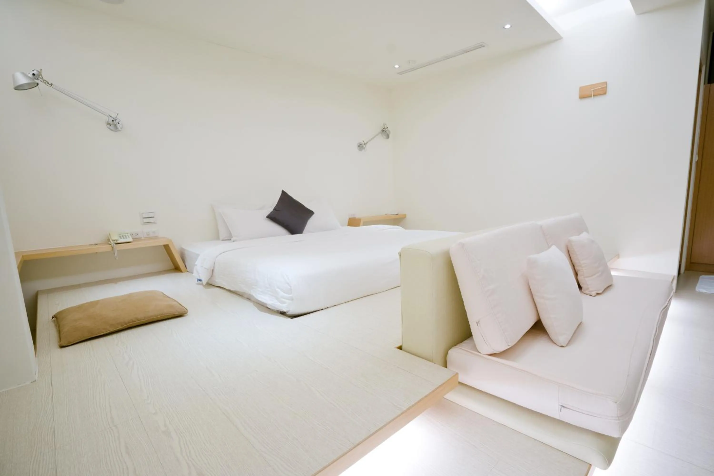 Bed in Hotel Shumei Chiayi