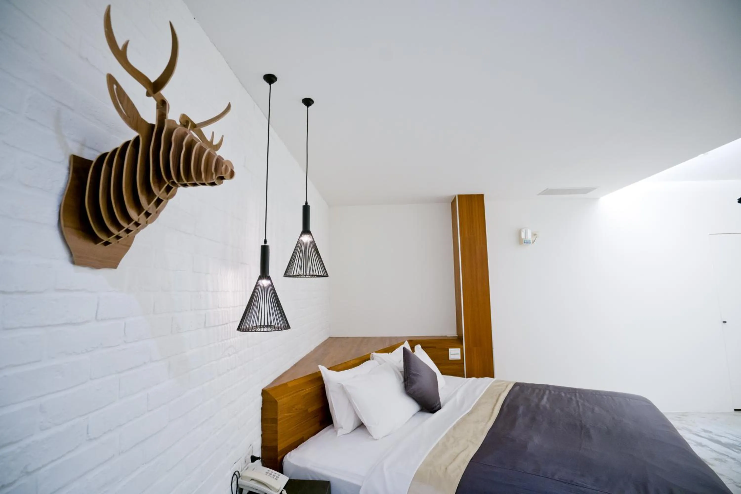 Photo of the whole room, Bed in Hotel Shumei Chiayi