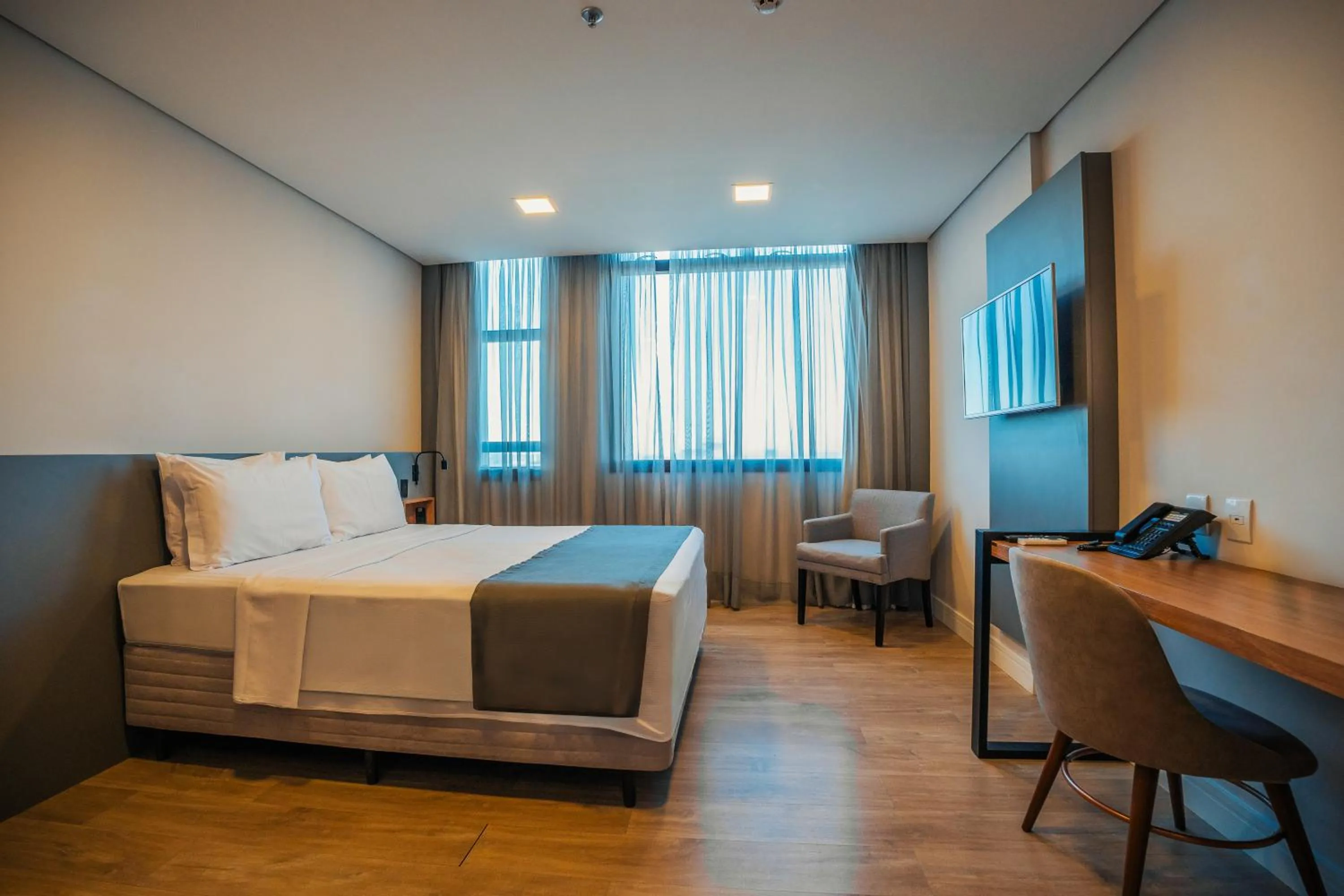 Bed in Hotel Laghetto Estação