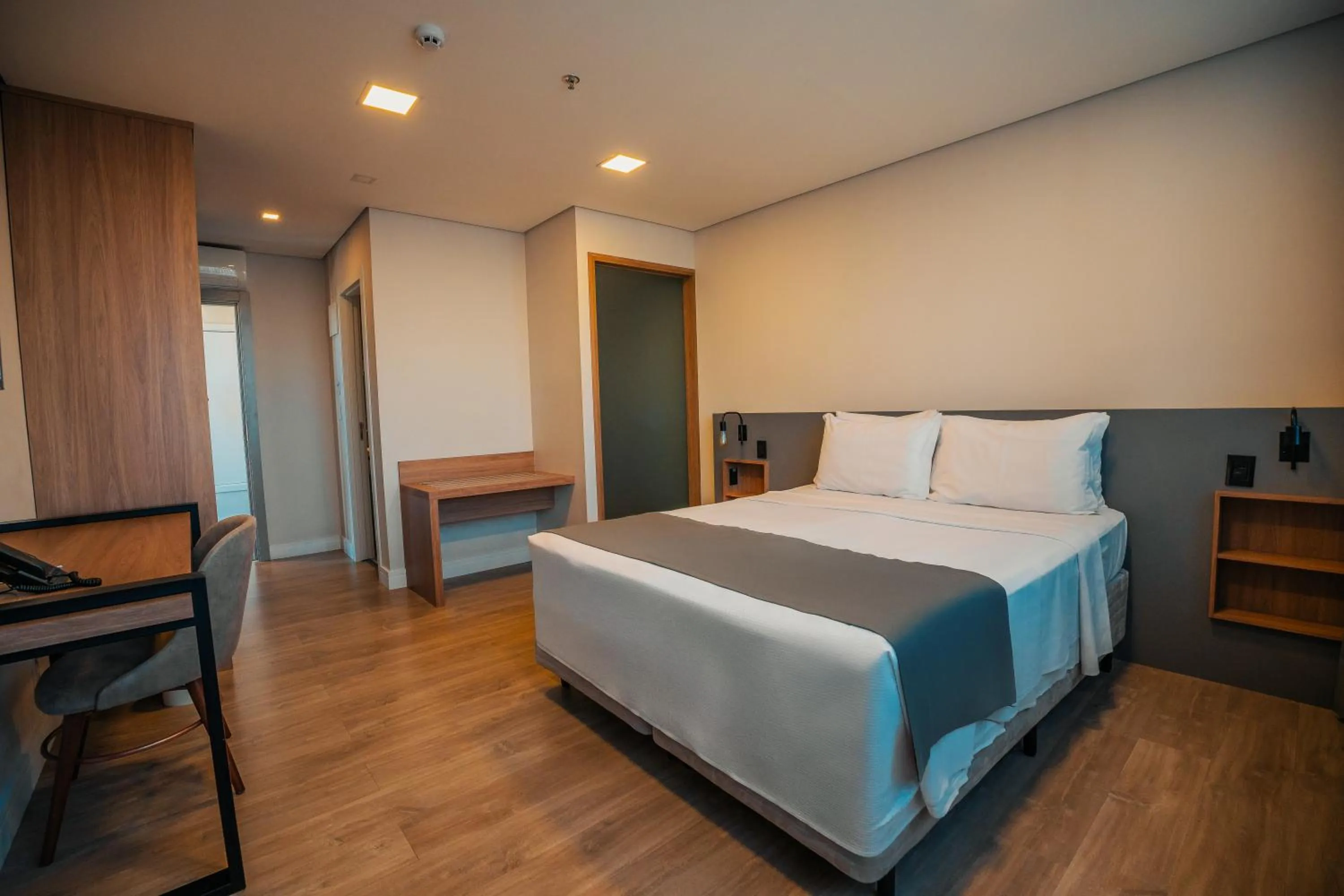 Bed in Hotel Laghetto Estação