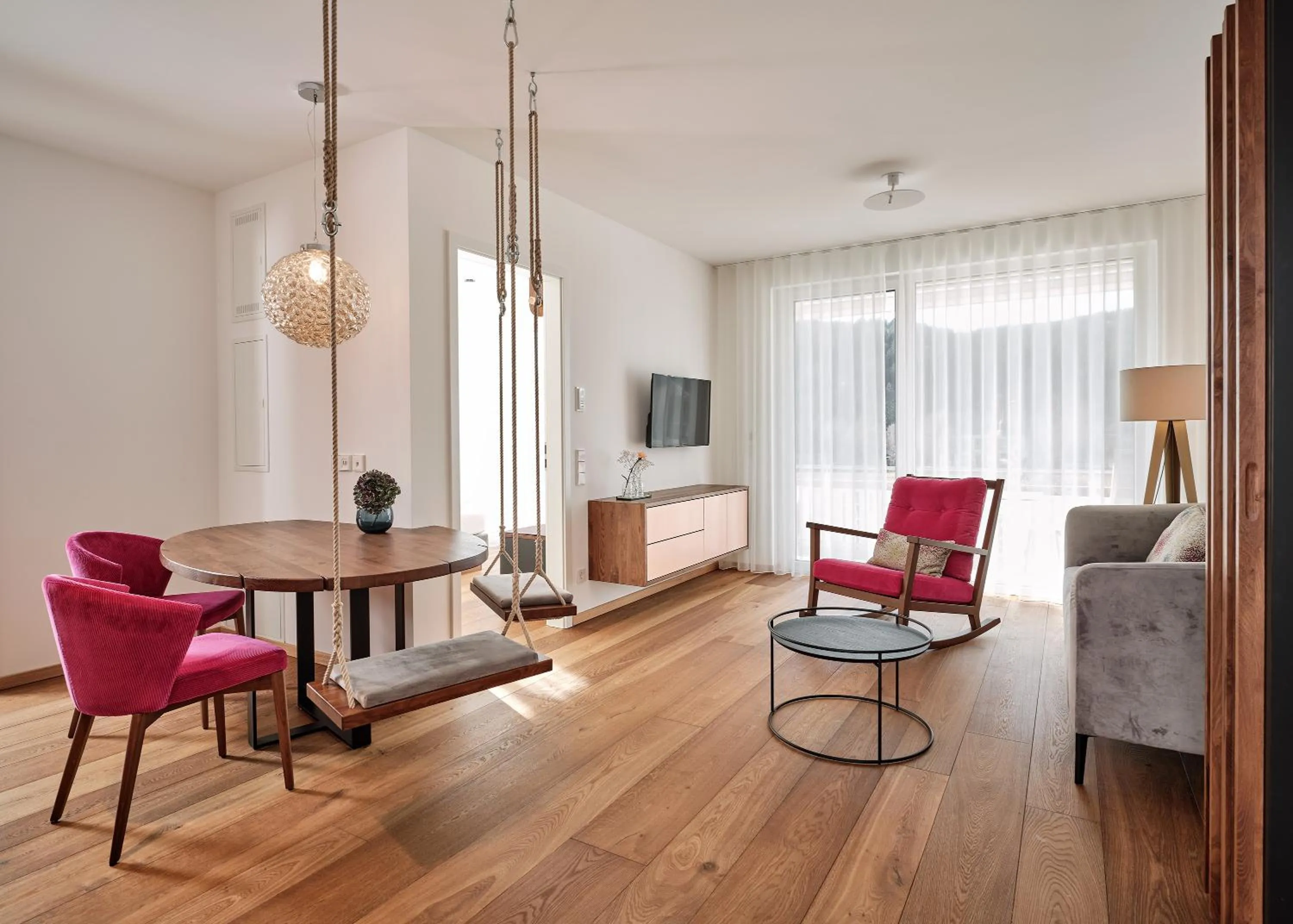 Living room in WaldFunkeln LODGE