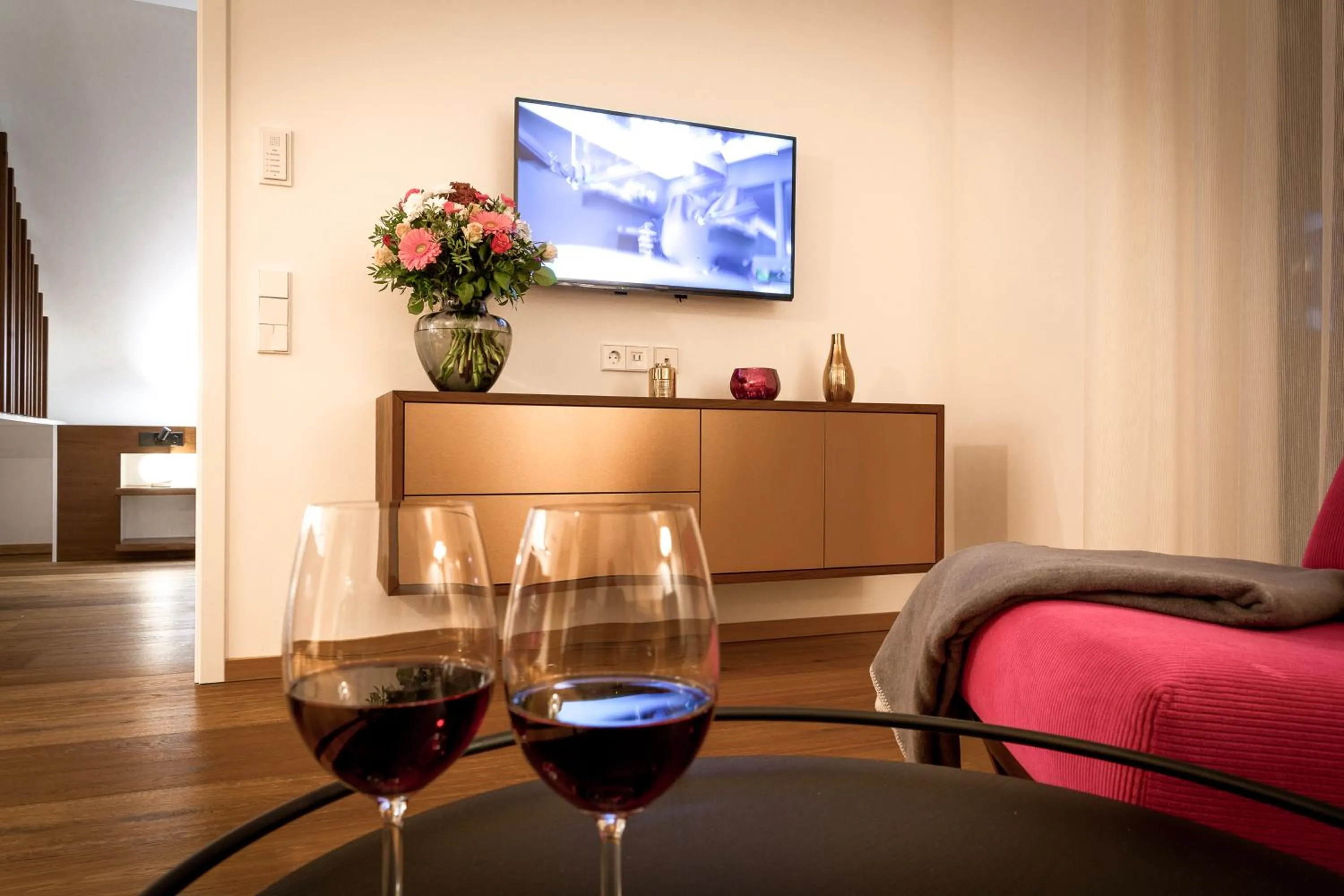 Living room in WaldFunkeln LODGE