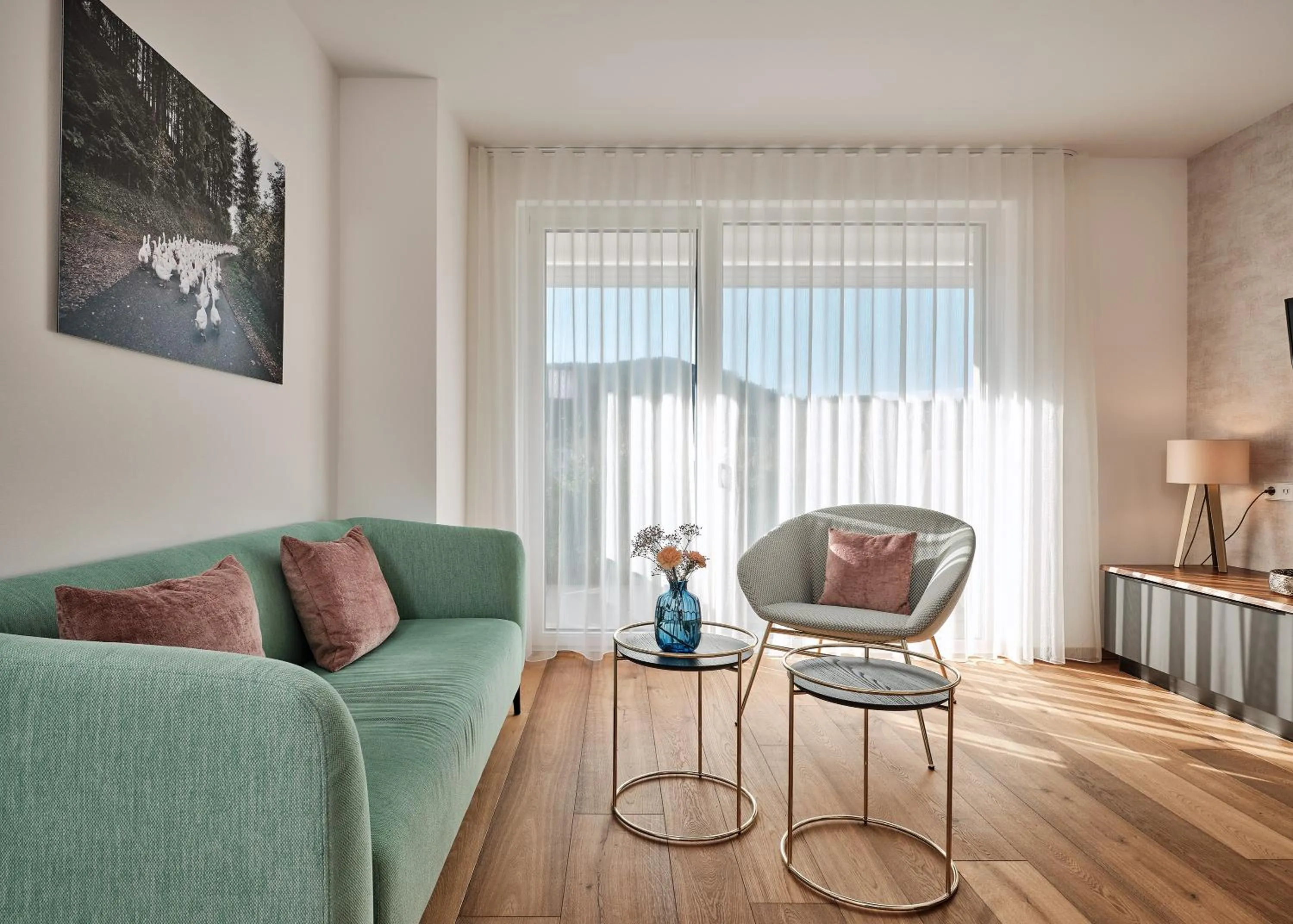 Living room in WaldFunkeln LODGE