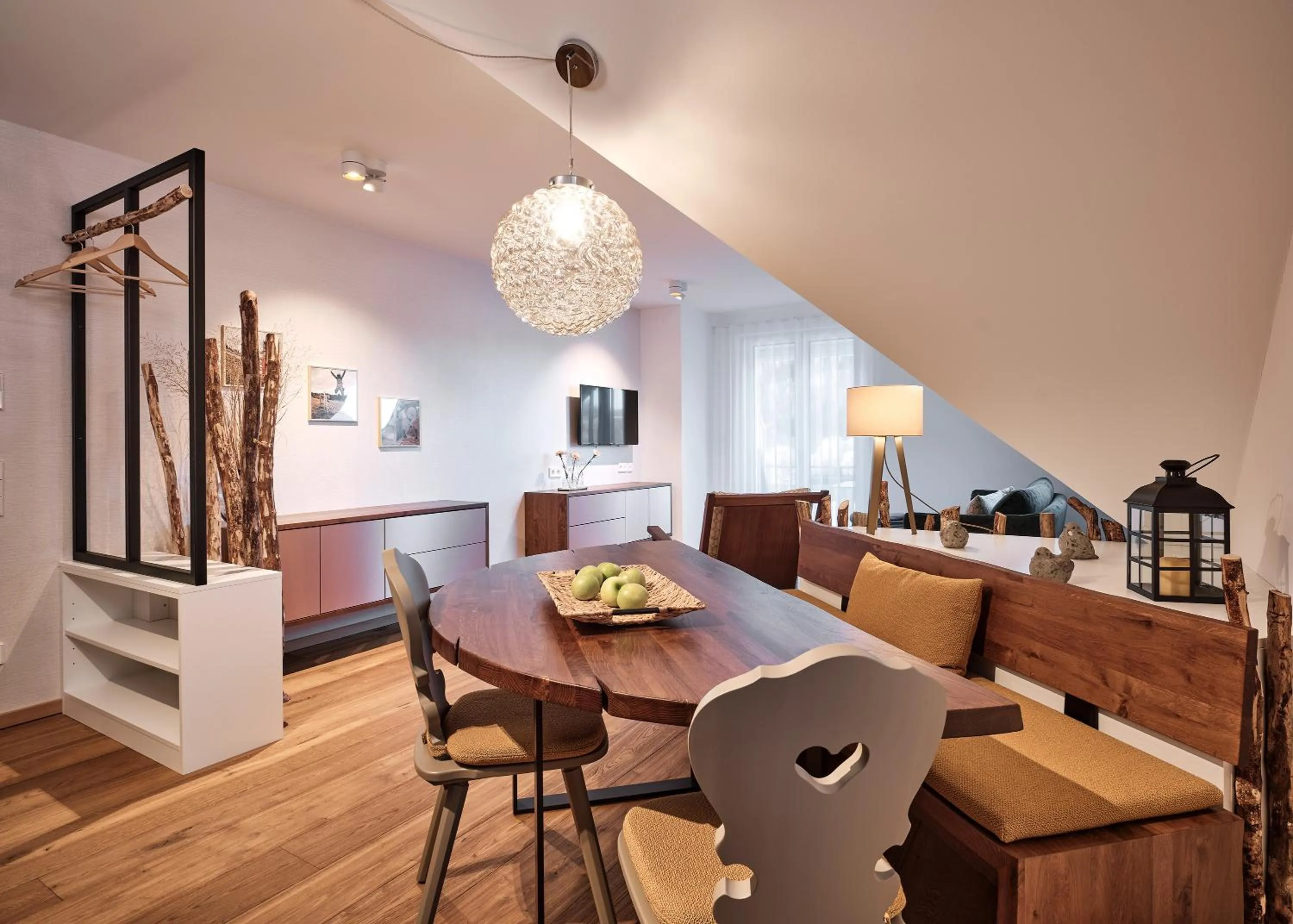 Living room in WaldFunkeln LODGE