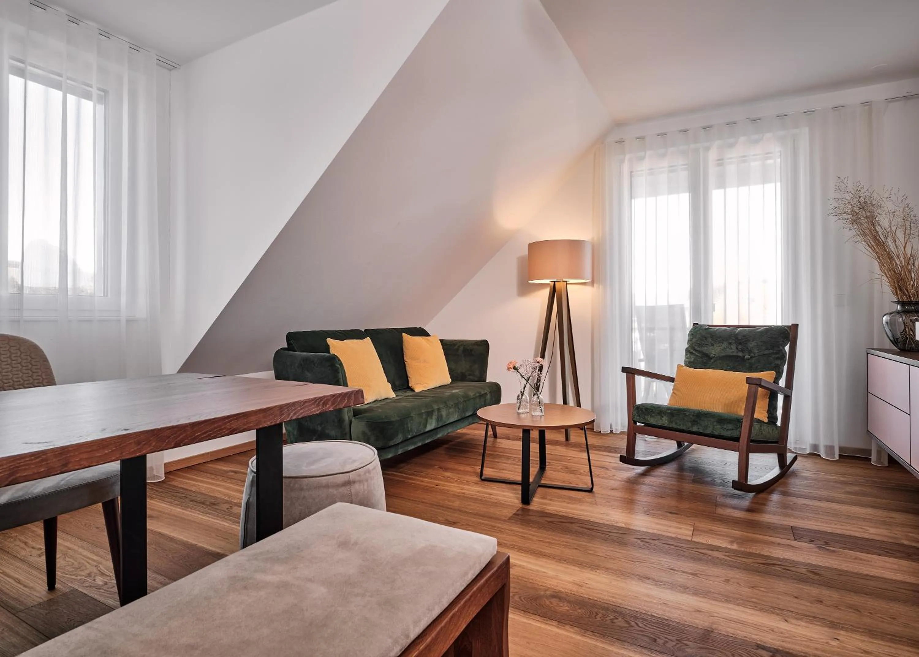 Living room in WaldFunkeln LODGE