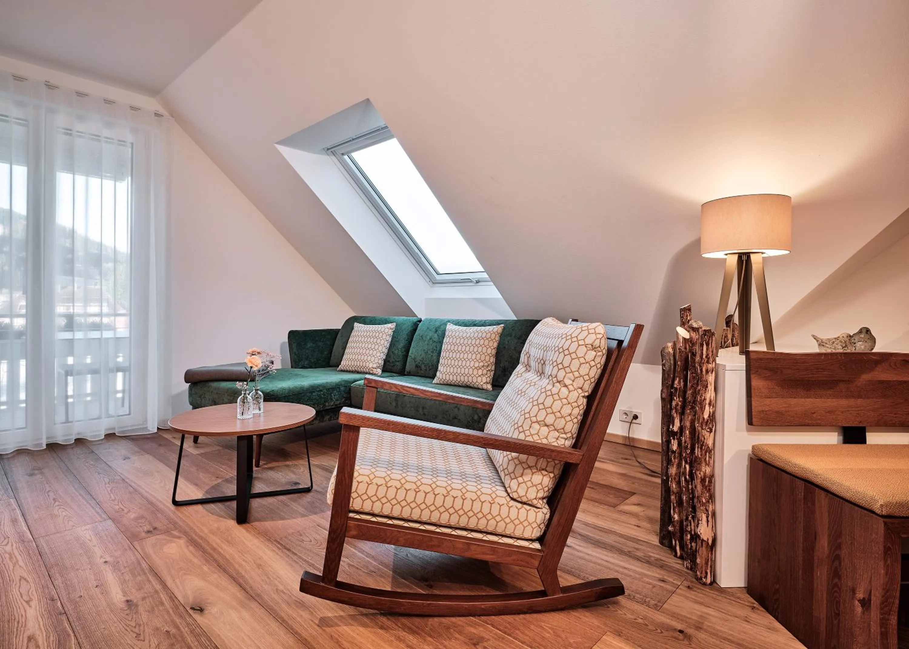 Living room in WaldFunkeln LODGE