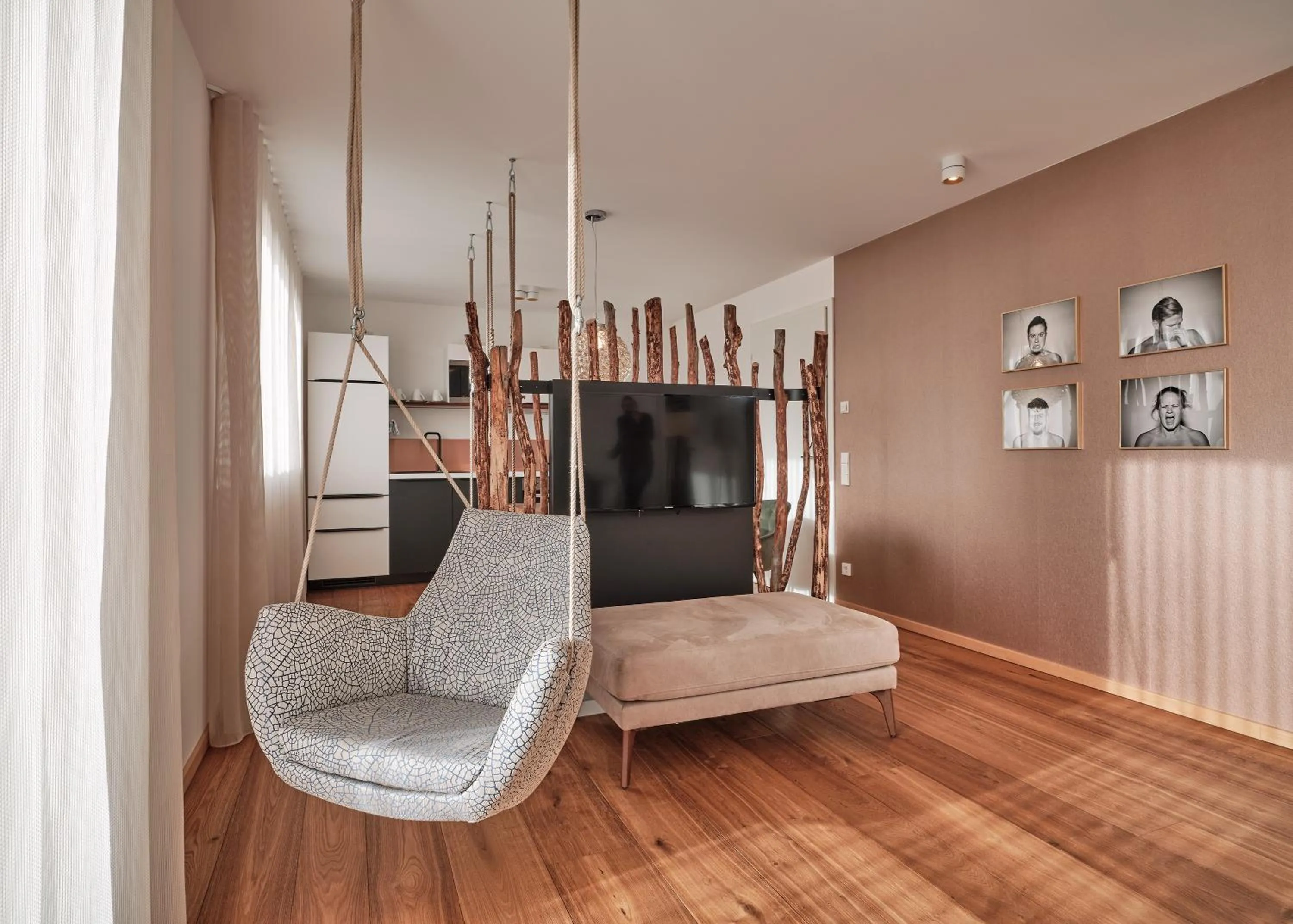 Living room in WaldFunkeln LODGE