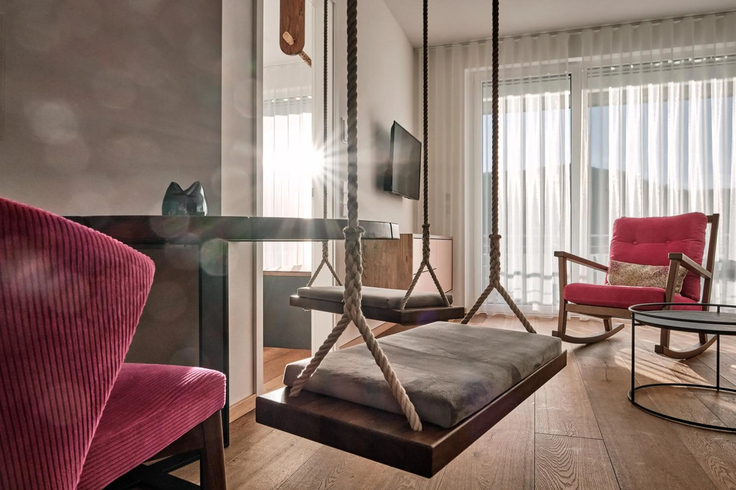 Living room in WaldFunkeln LODGE