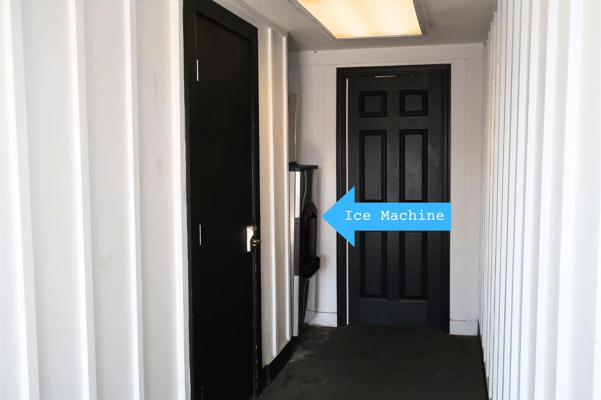 Text overlay in The Iris Motel