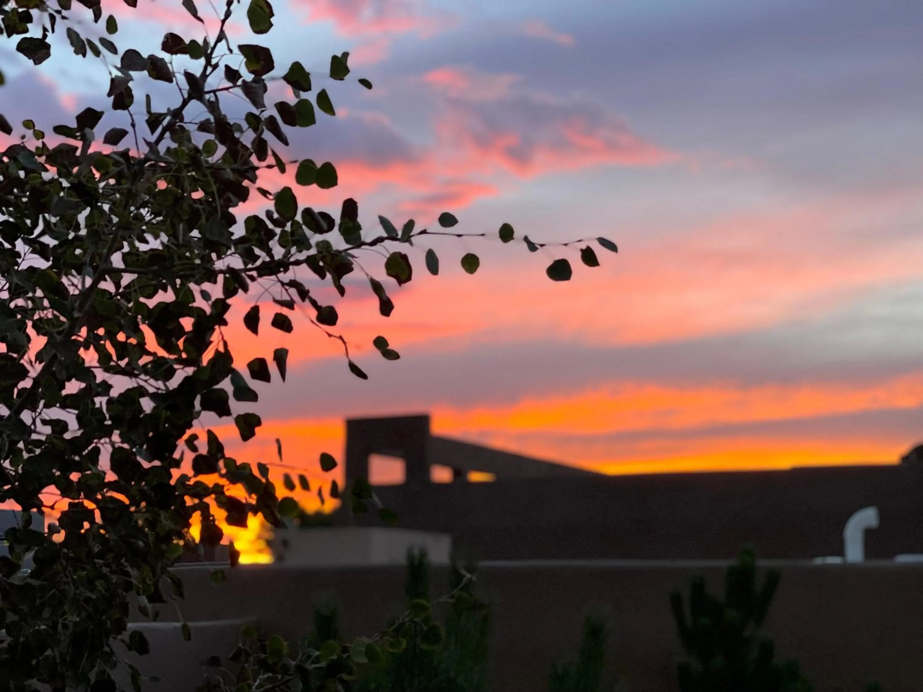 Sunset in Taos Valley Lodge