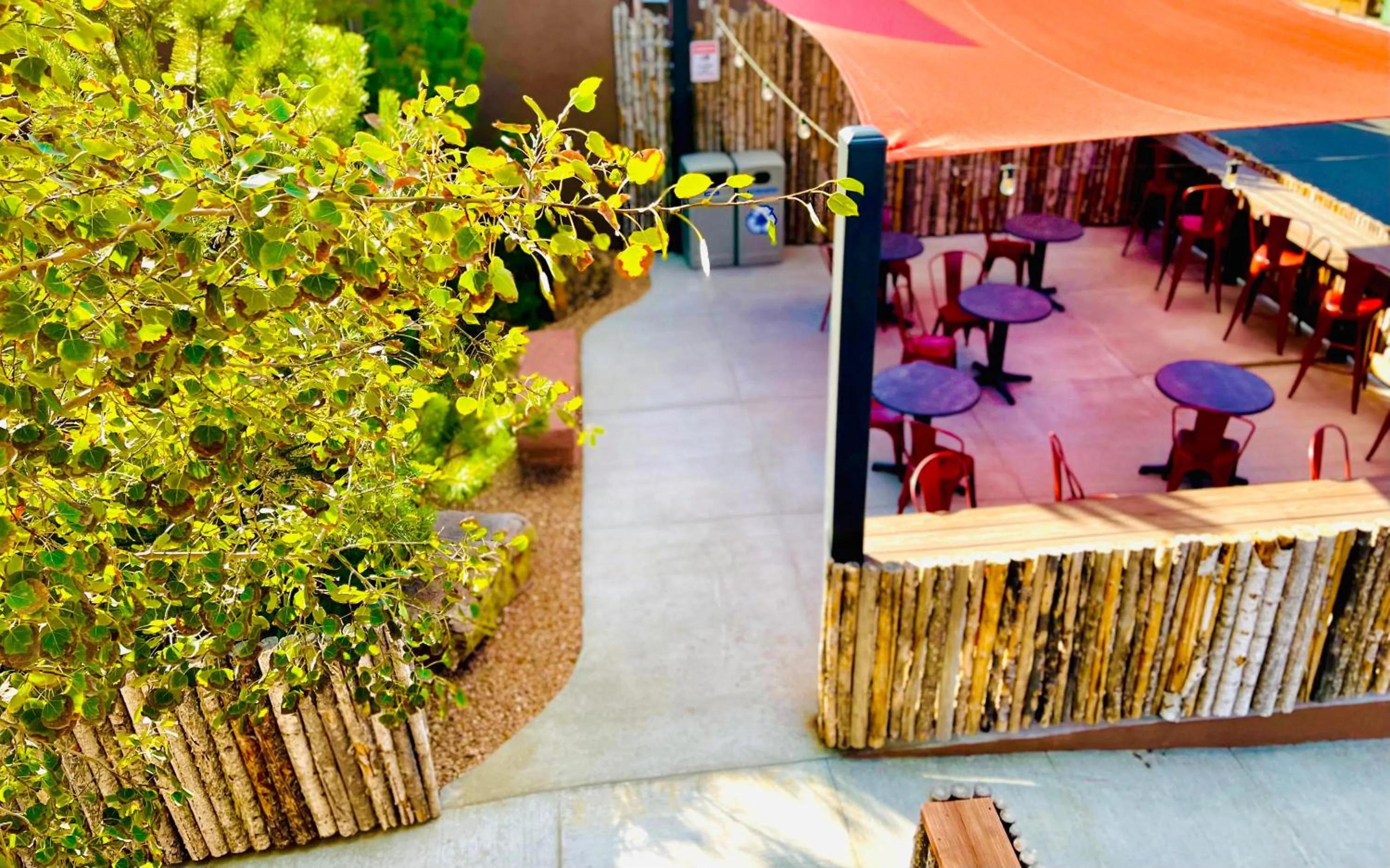 Patio in Taos Valley Lodge