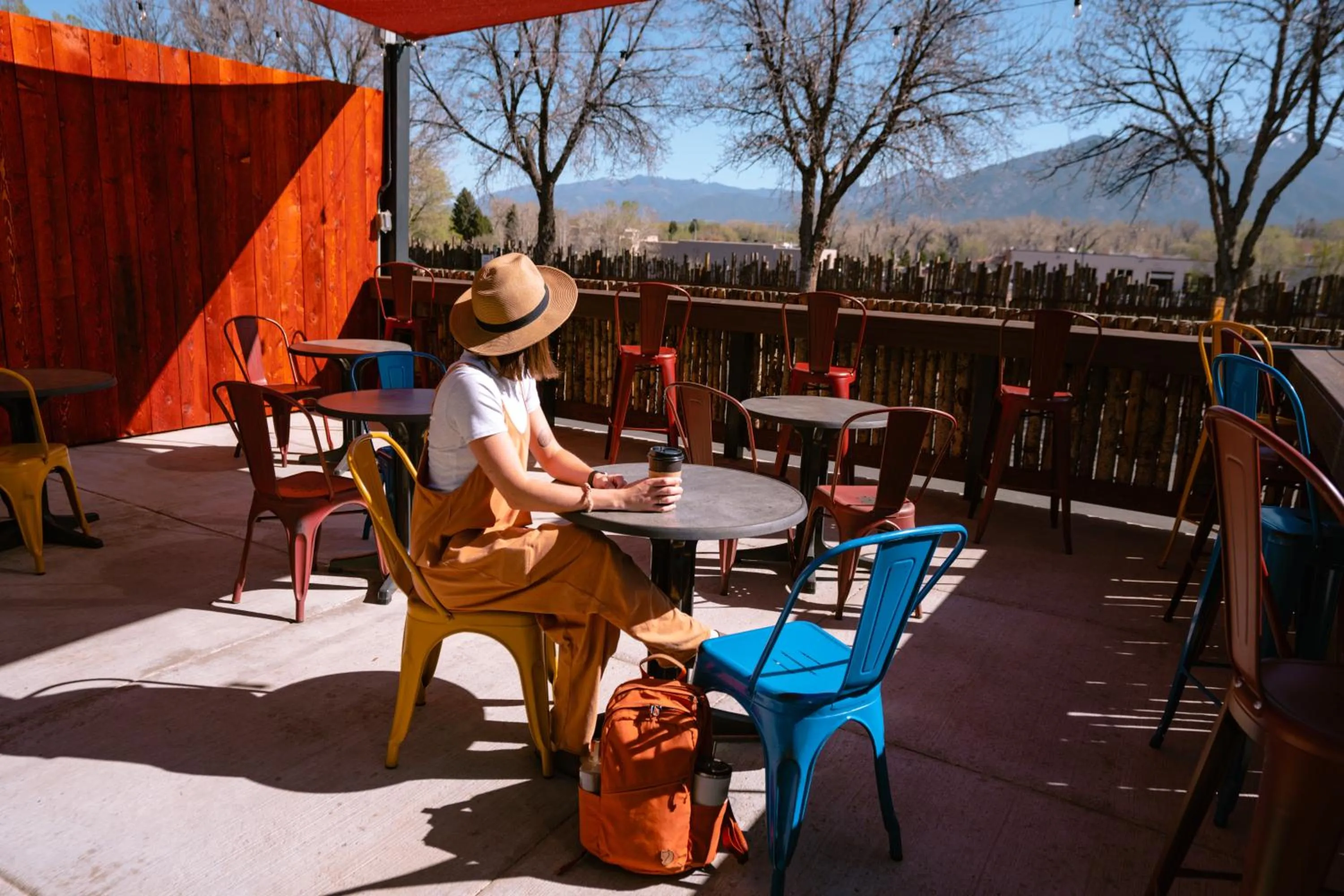 Patio in Taos Valley Lodge