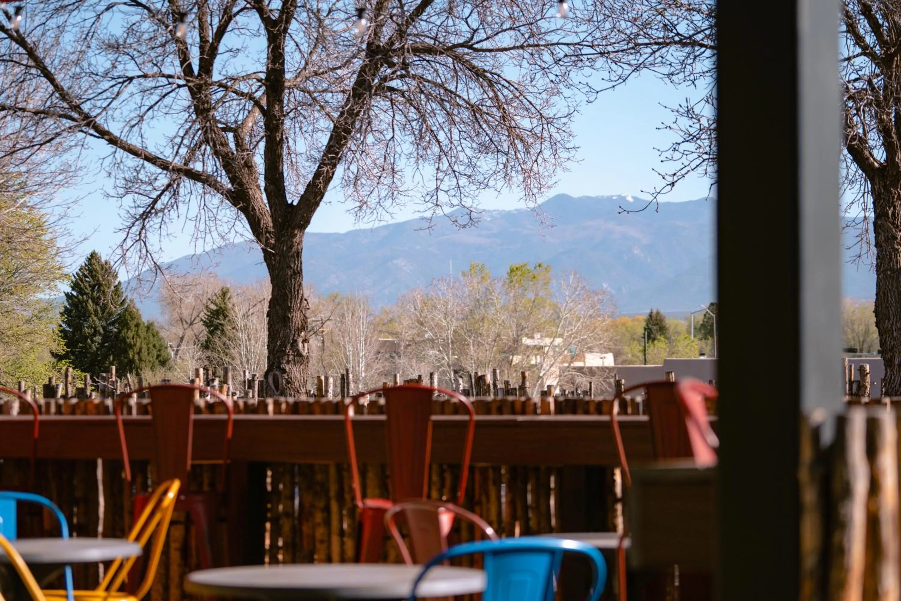 Patio in Taos Valley Lodge