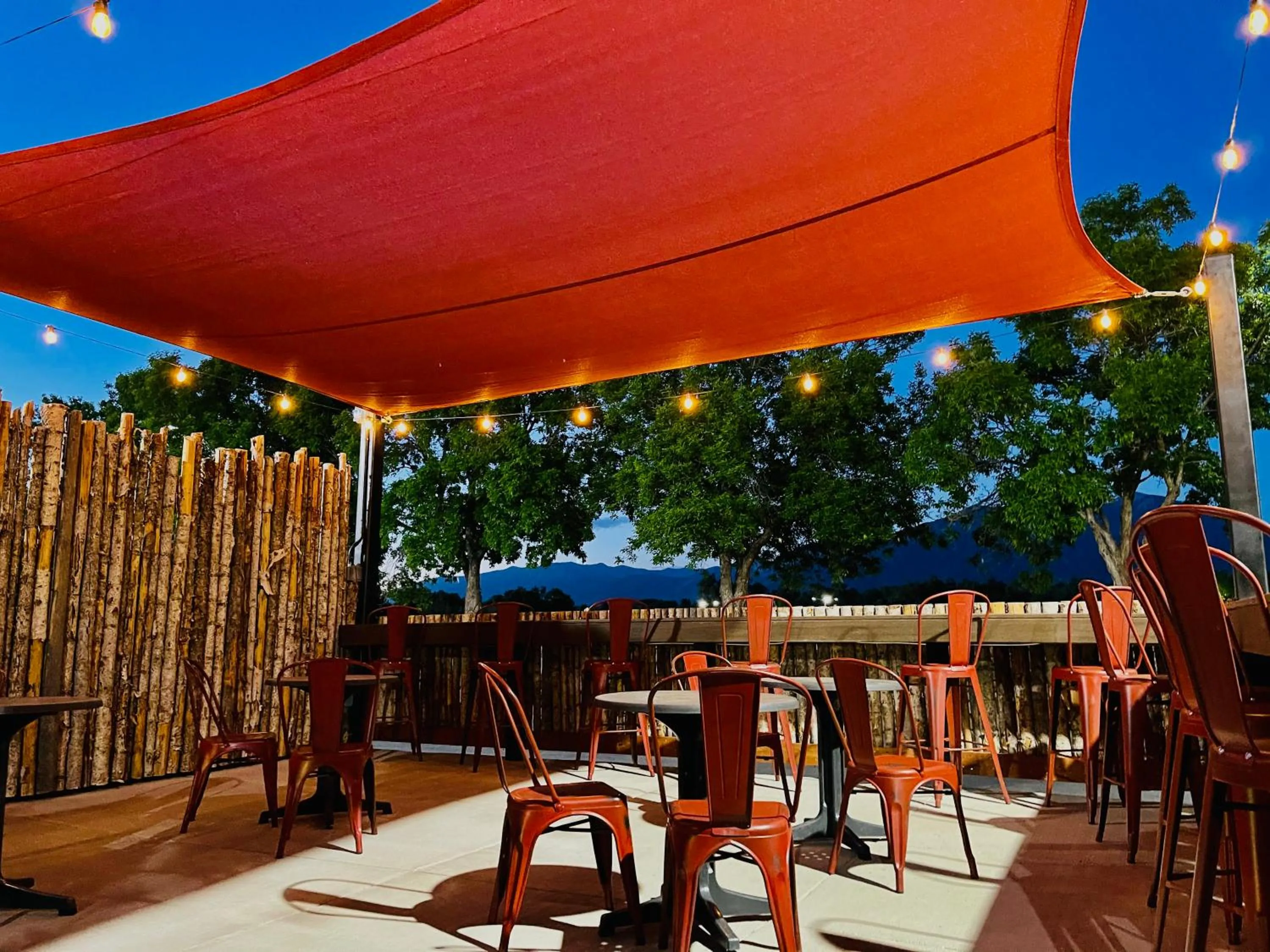 Patio in Taos Valley Lodge