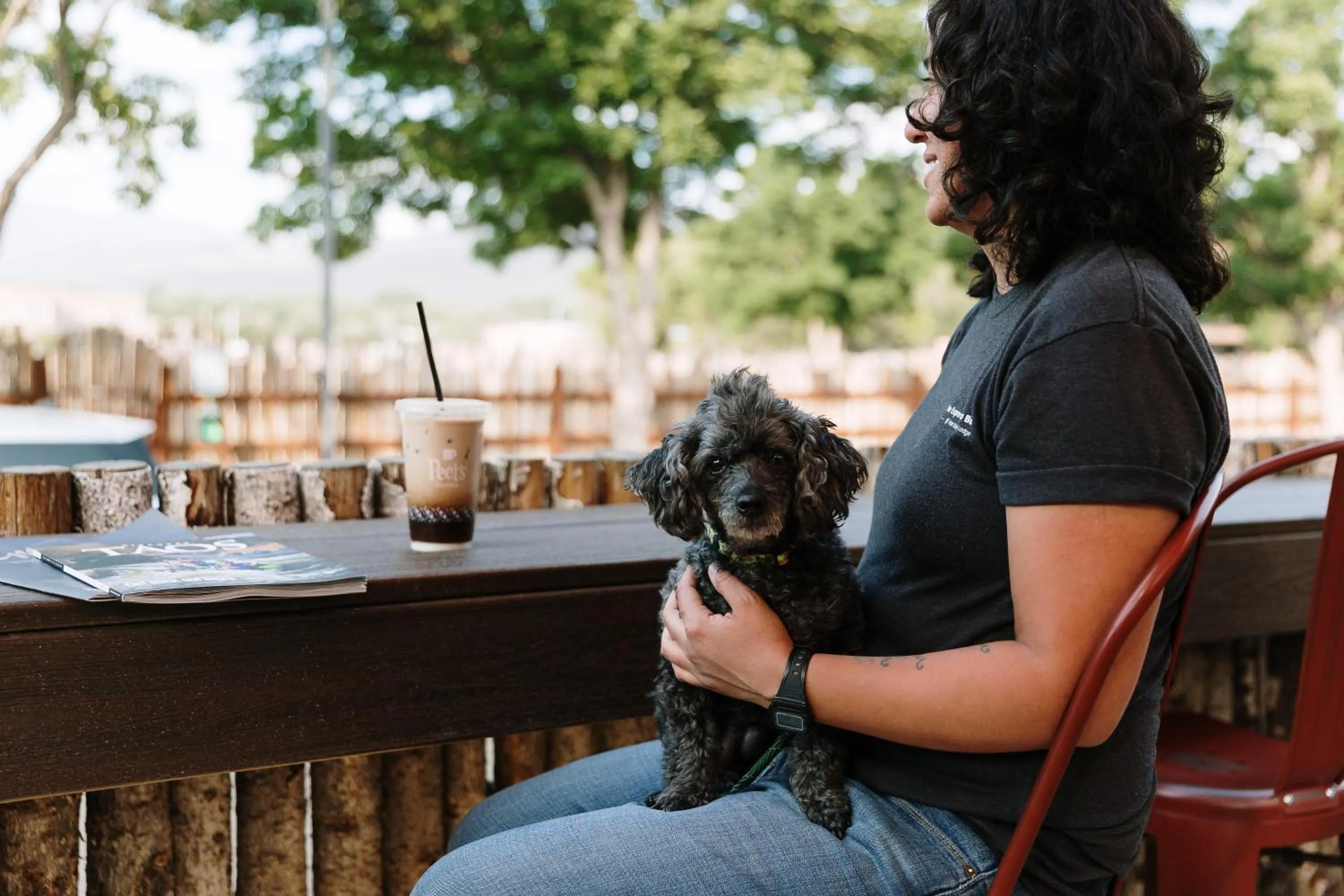 Patio in Taos Valley Lodge