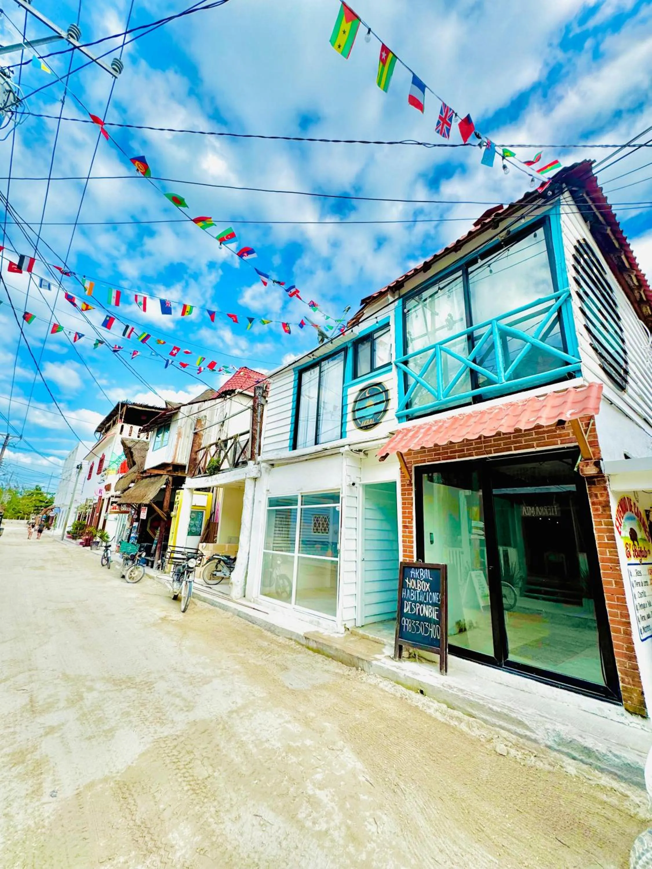 Facade/entrance in Hotel AKBAL Holbox