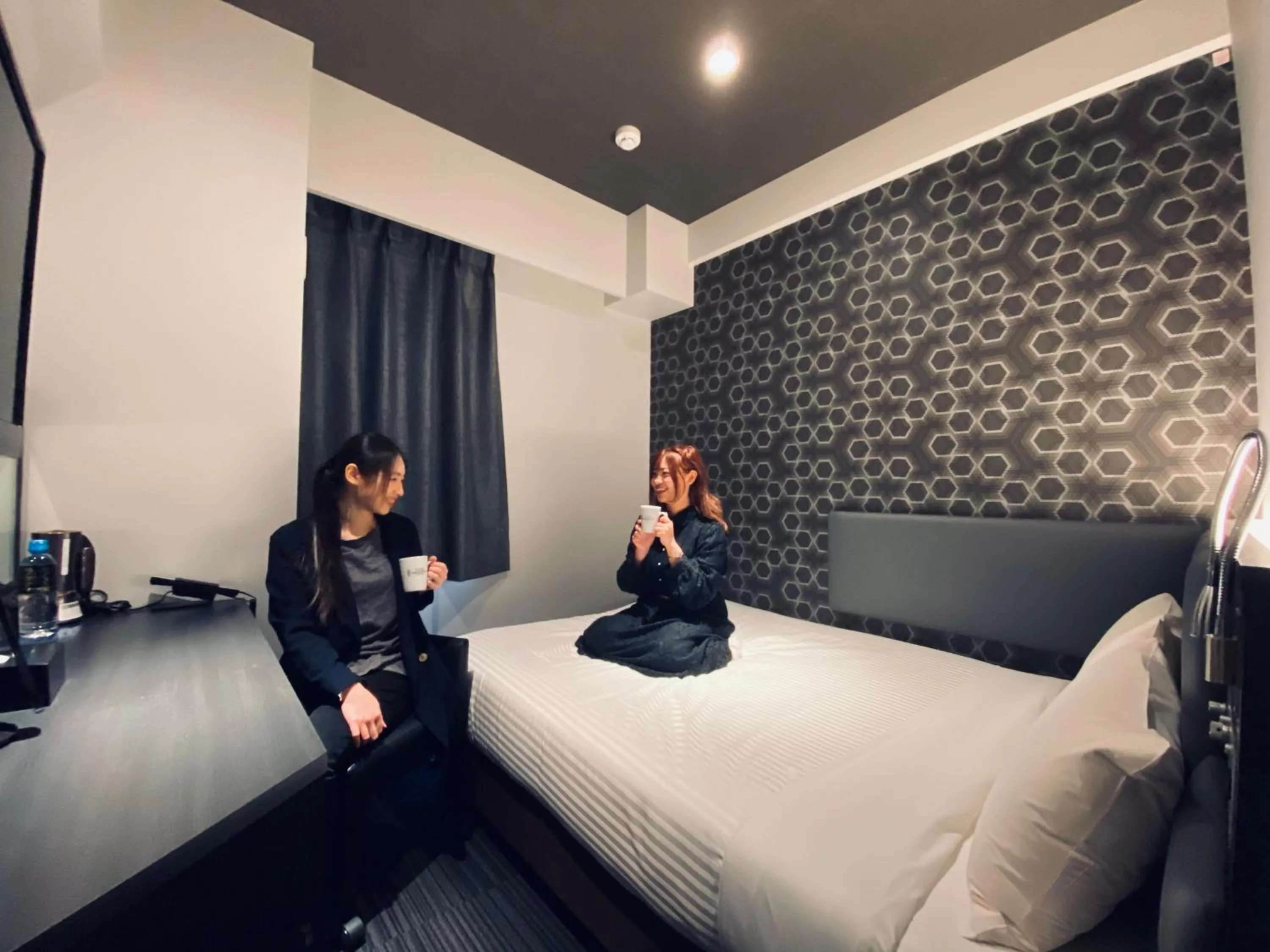 Photo of the whole room, Bed in Hotel Halrotto Fukuoka Hakata