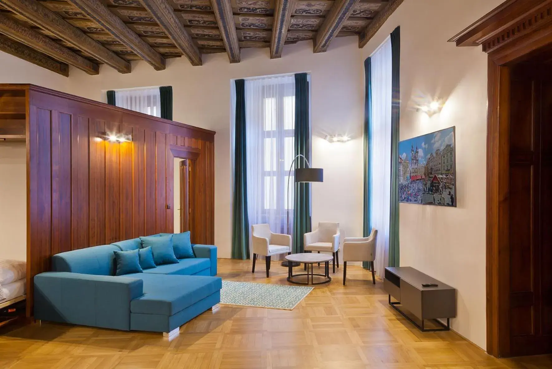 Living room in Residence u Vejvodů Living room in Residence u Vejvodů