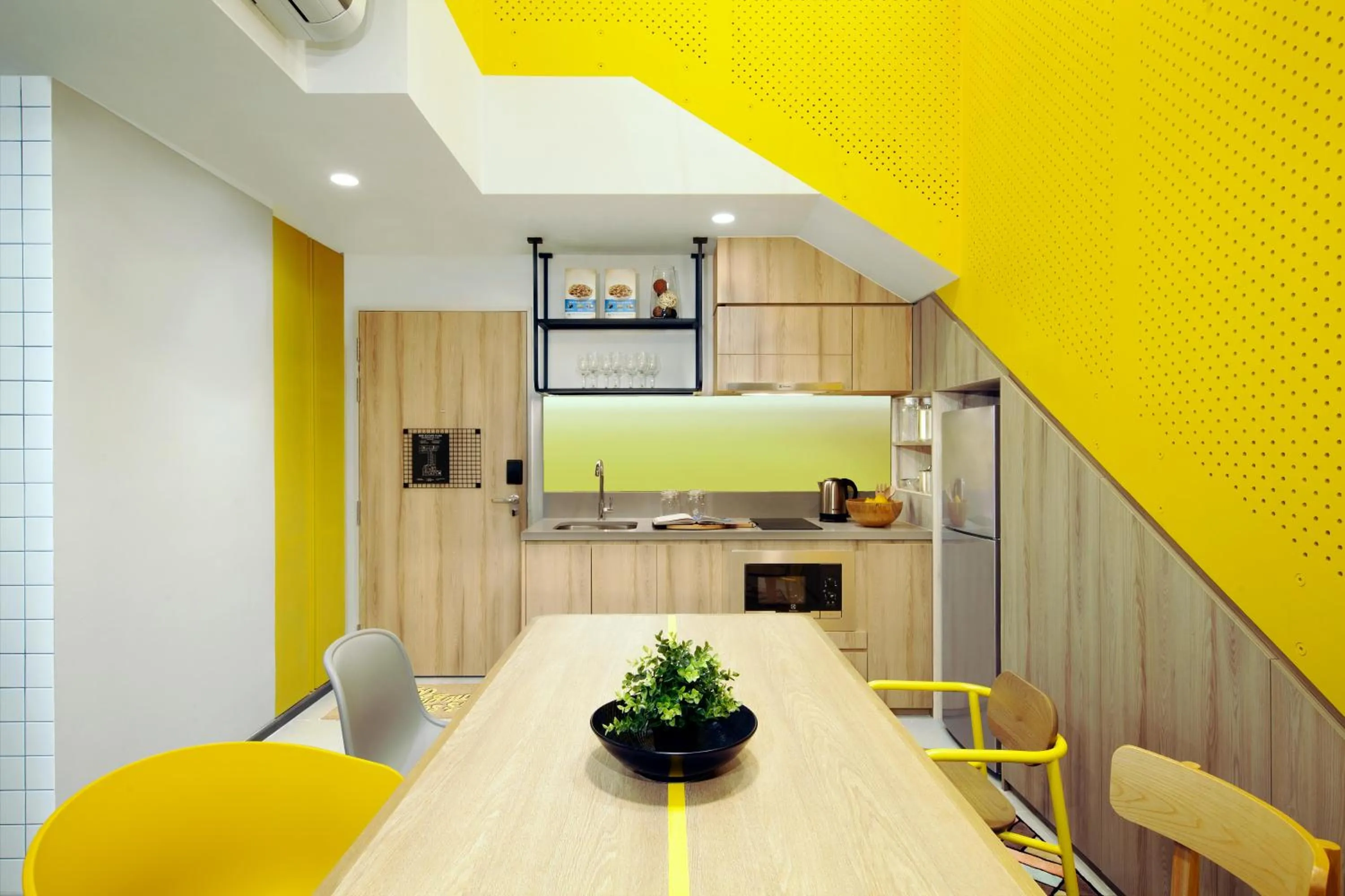 Kitchen or kitchenette in lyf Funan Singapore