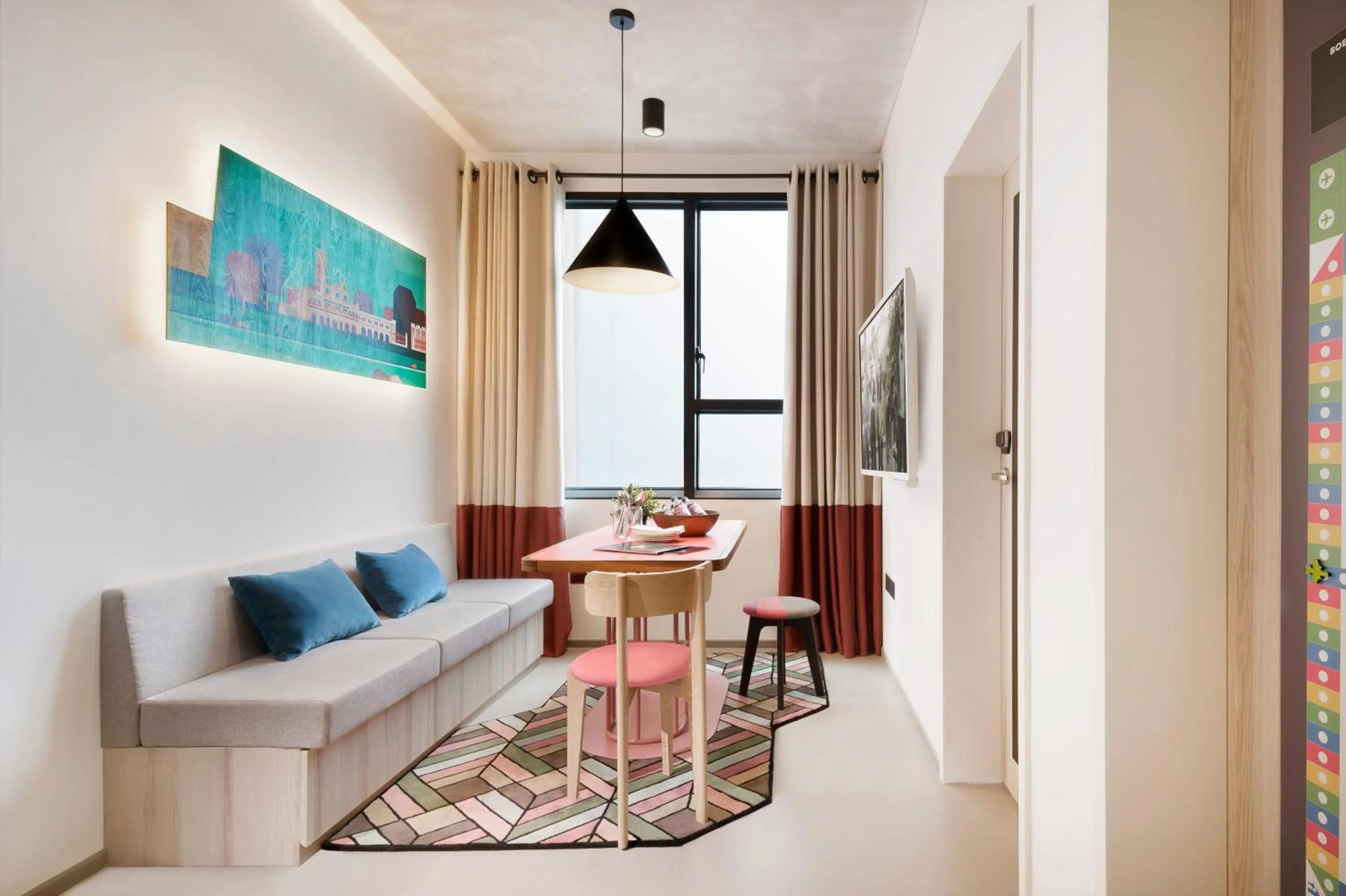 Living room in lyf Funan Singapore