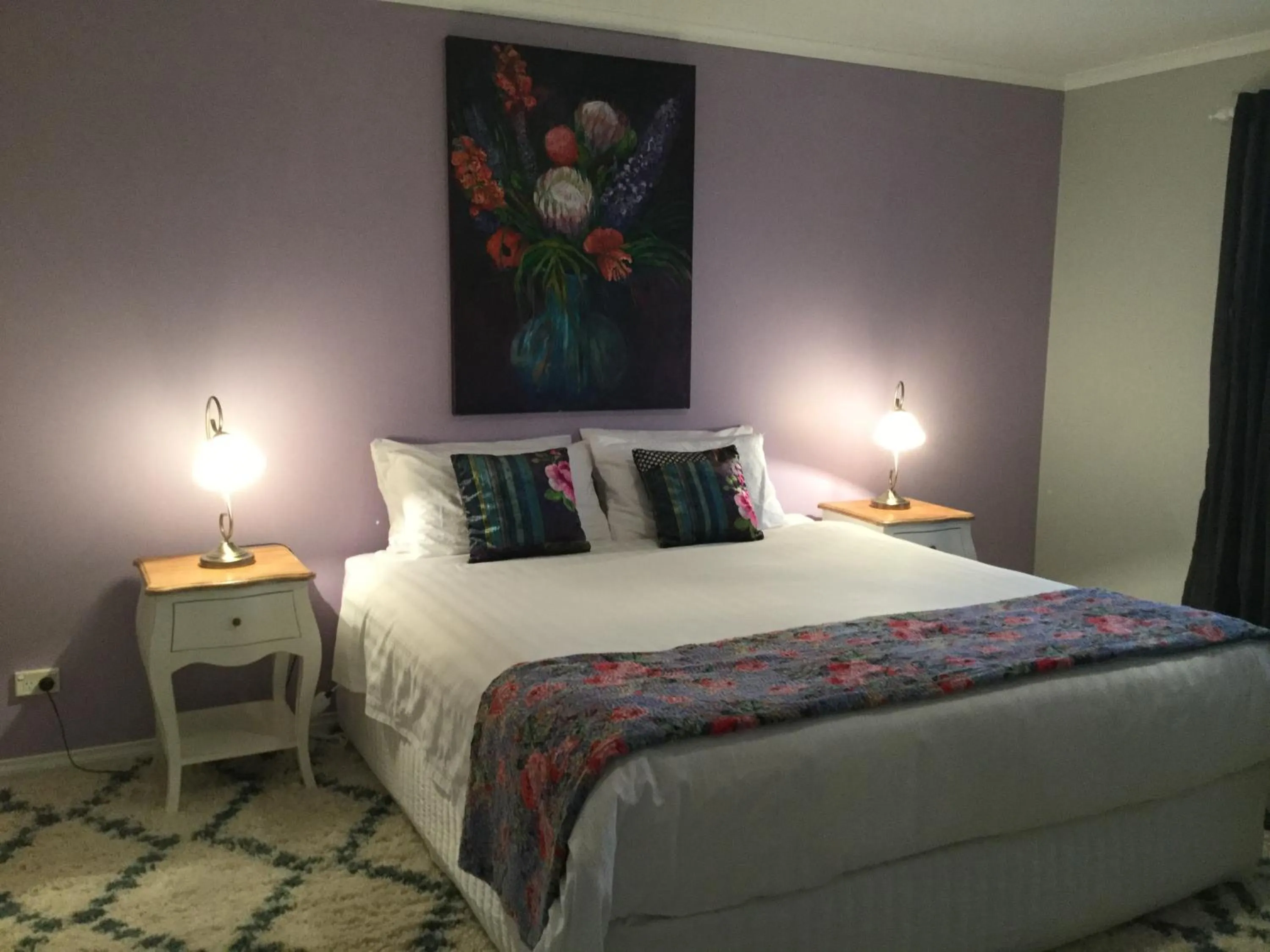 Bed in Stephanie’s Country Cottages