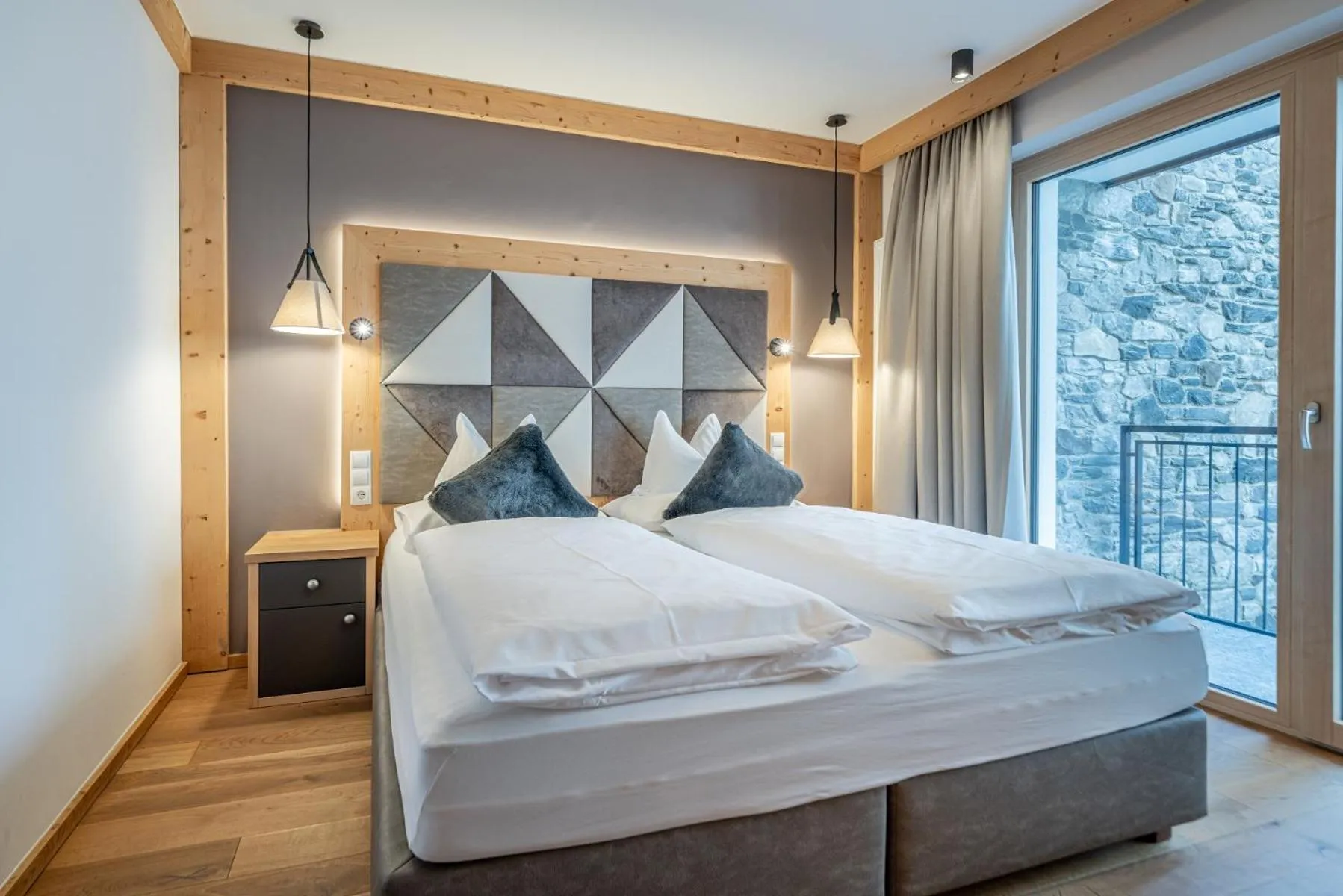 Bedroom, Bed in Gletscherblick- serviced apartments