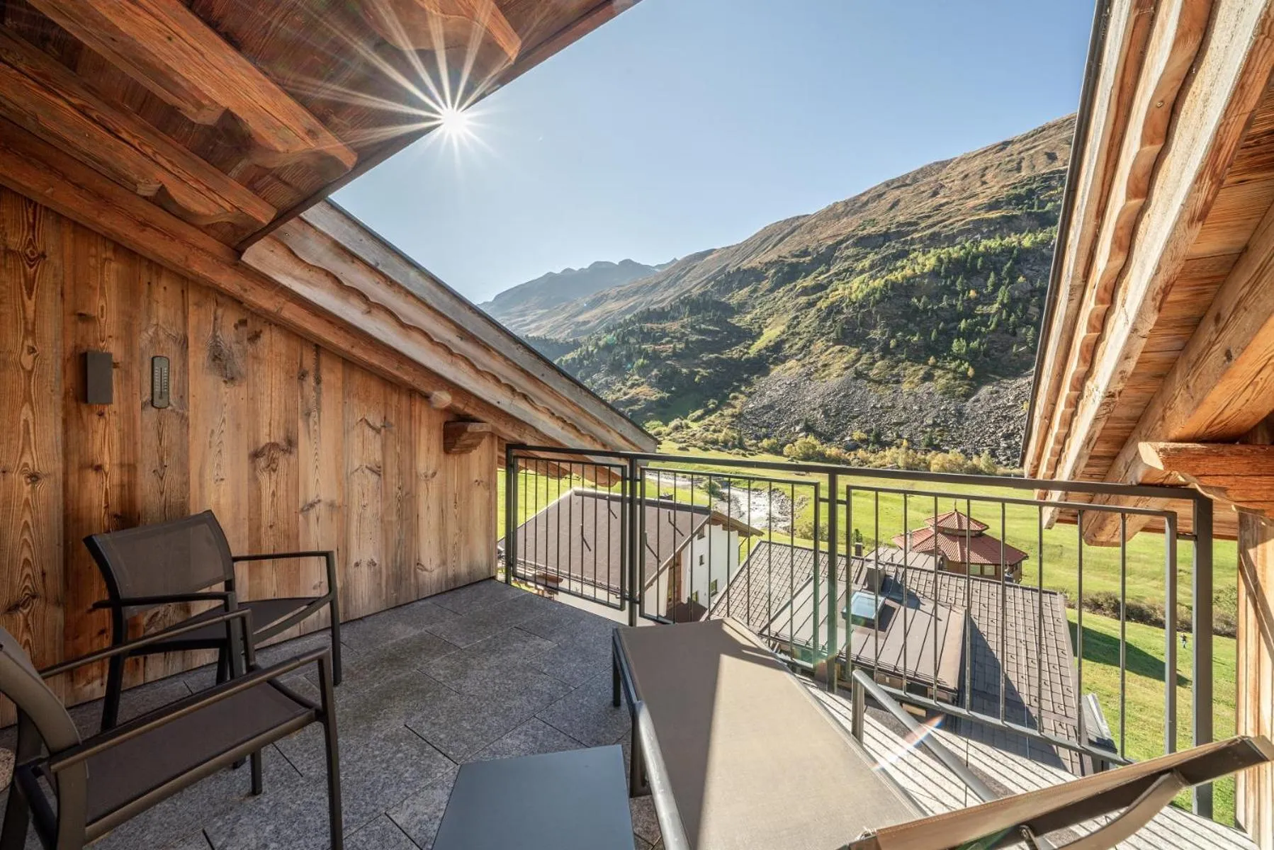 Balcony/Terrace in Gletscherblick- serviced apartments