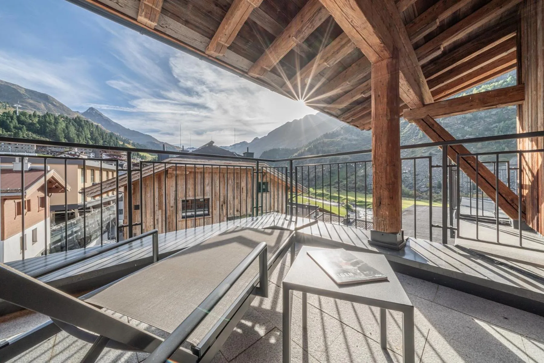 Balcony/Terrace in Gletscherblick- serviced apartments