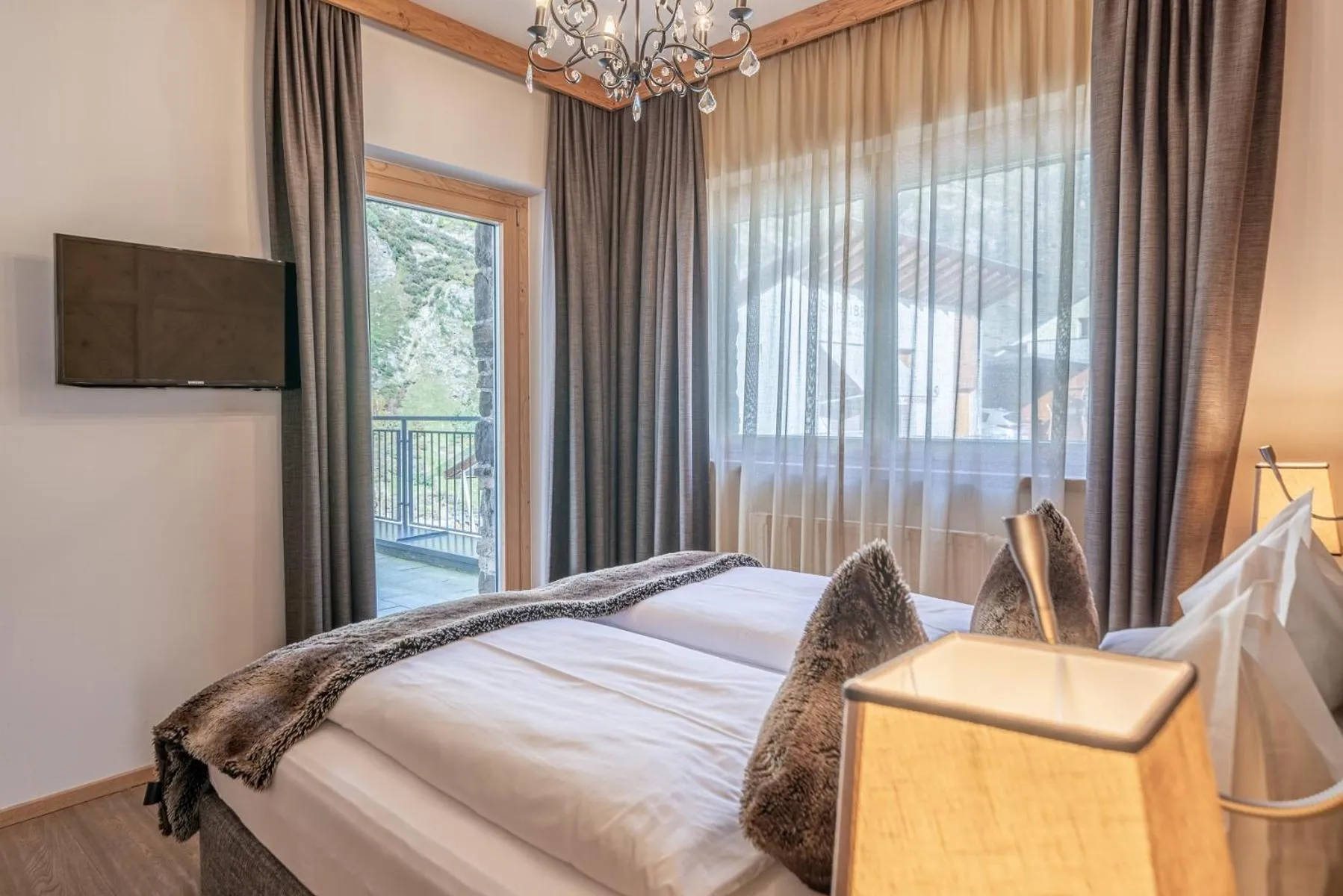 Bedroom, Bed in Gletscherblick- serviced apartments