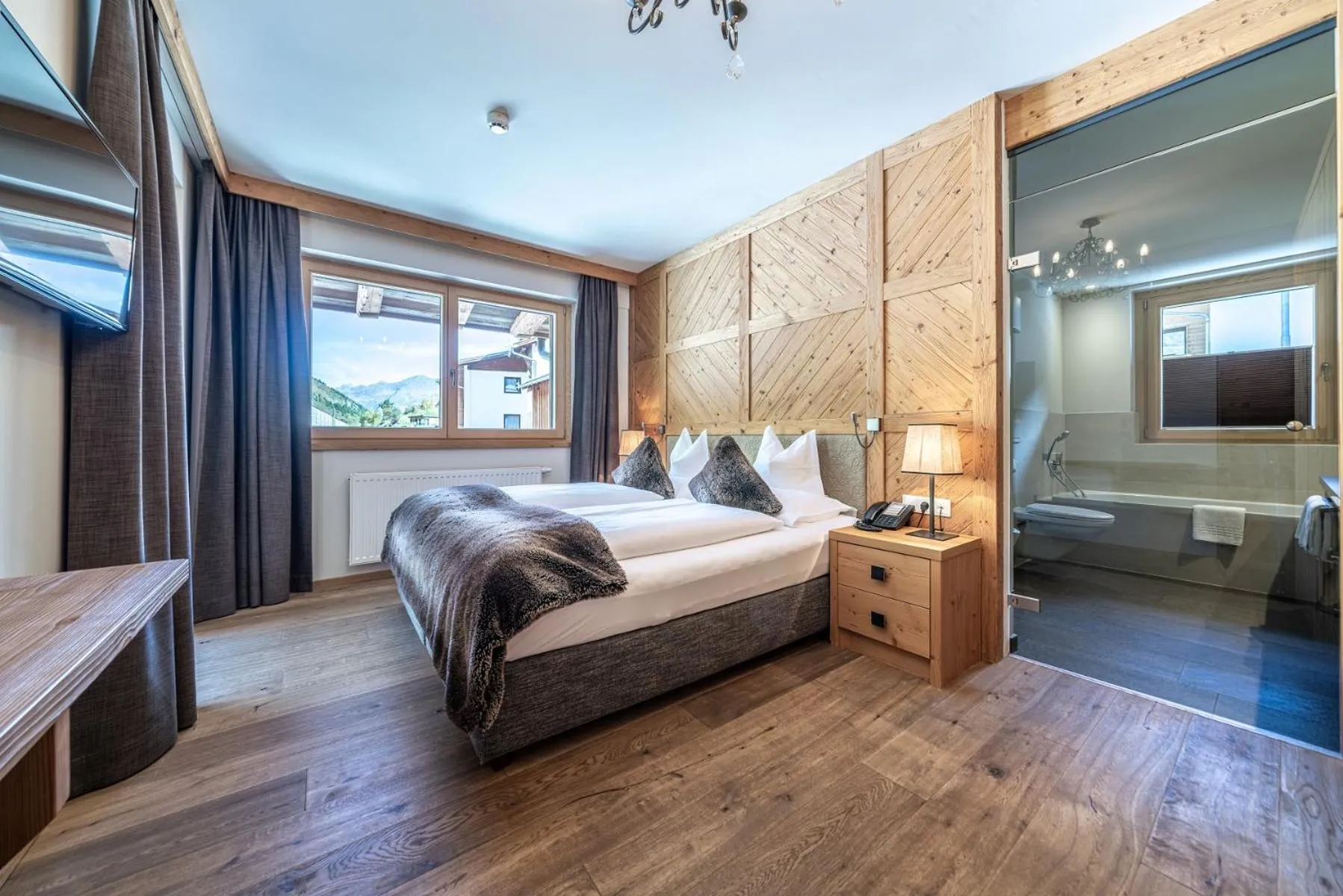 Bedroom, Bed in Gletscherblick- serviced apartments